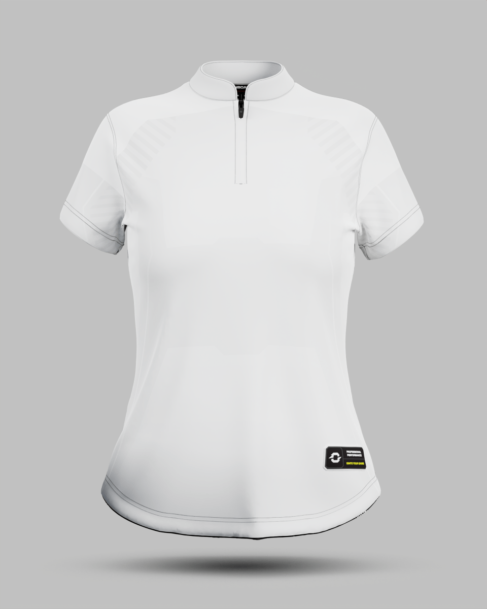 Womens Onyx 1/4 Zip Pro Collar Jersey - Onboard Sportswear
