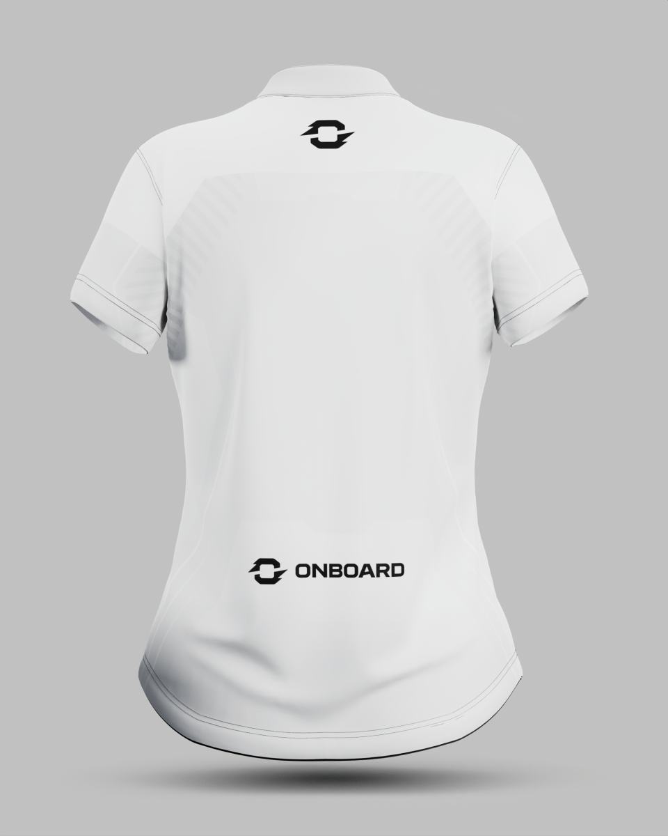 Womens Onyx 1/4 Zip Pro Collar Jersey - Onboard Sportswear