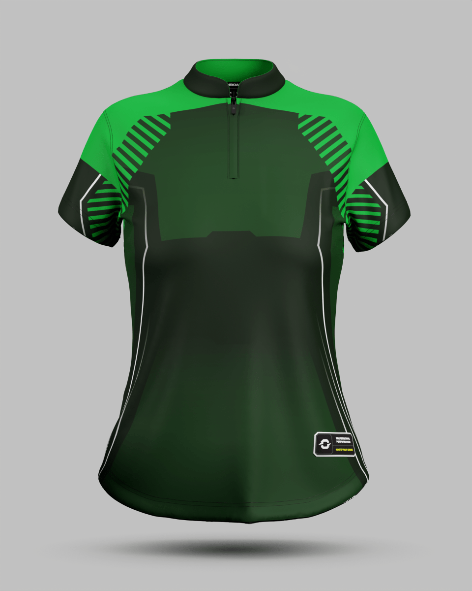 Womens Onyx 1/4 Zip Pro Collar Jersey - Onboard Sportswear