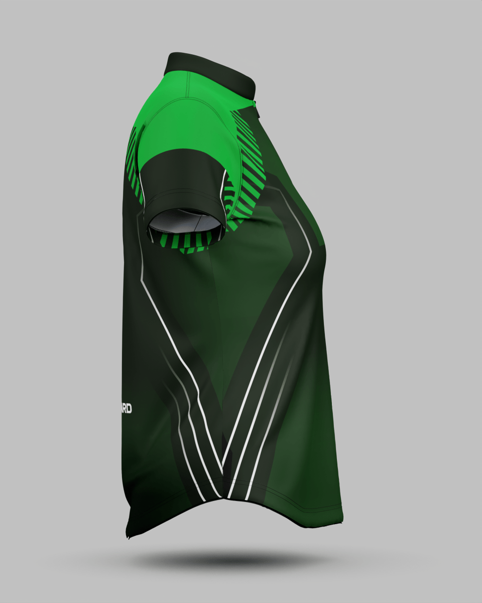 Womens Onyx 1/4 Zip Pro Collar Jersey - Onboard Sportswear