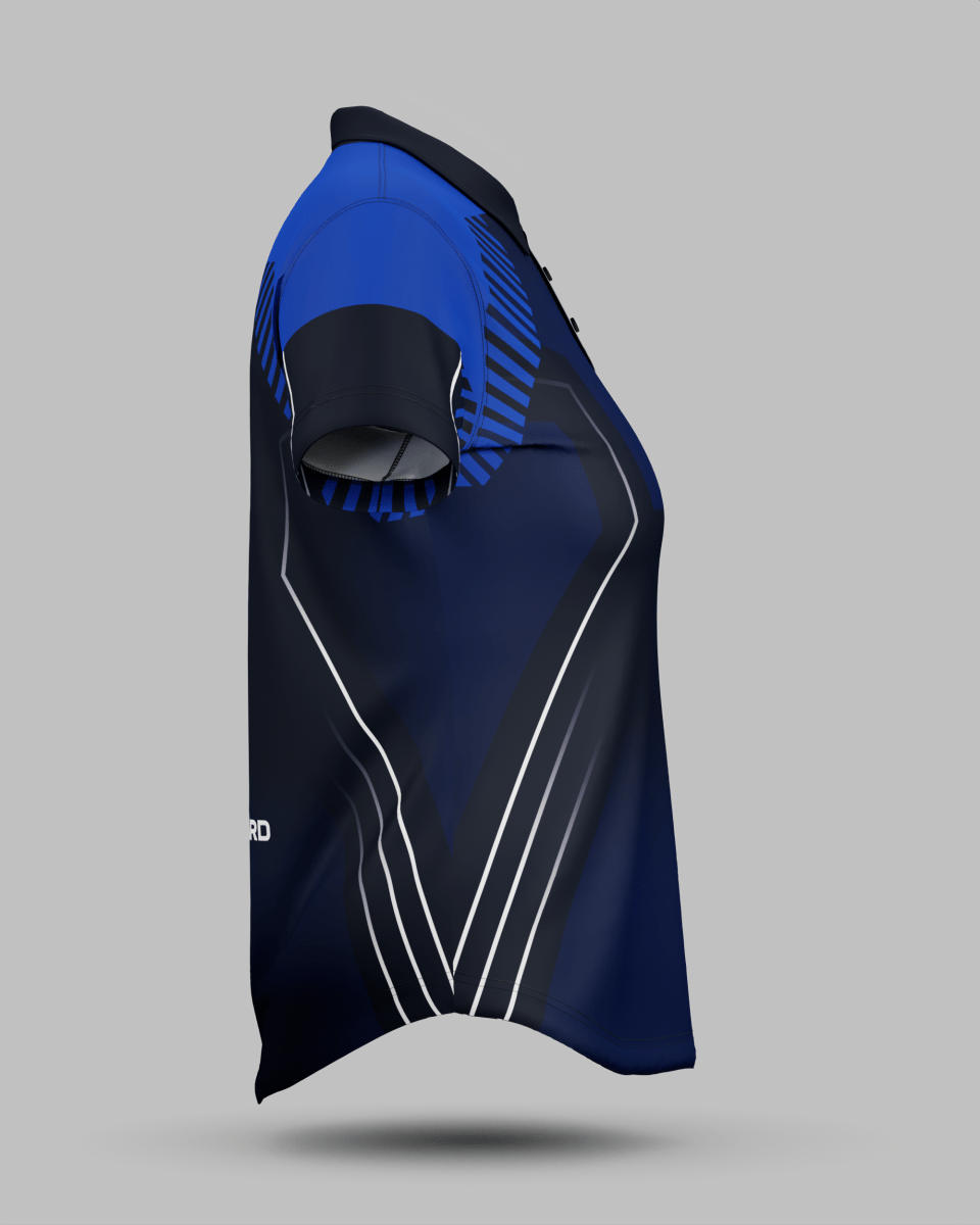 Womens Onyx 3 Button Polo Collar Jersey - Onboard Sportswear