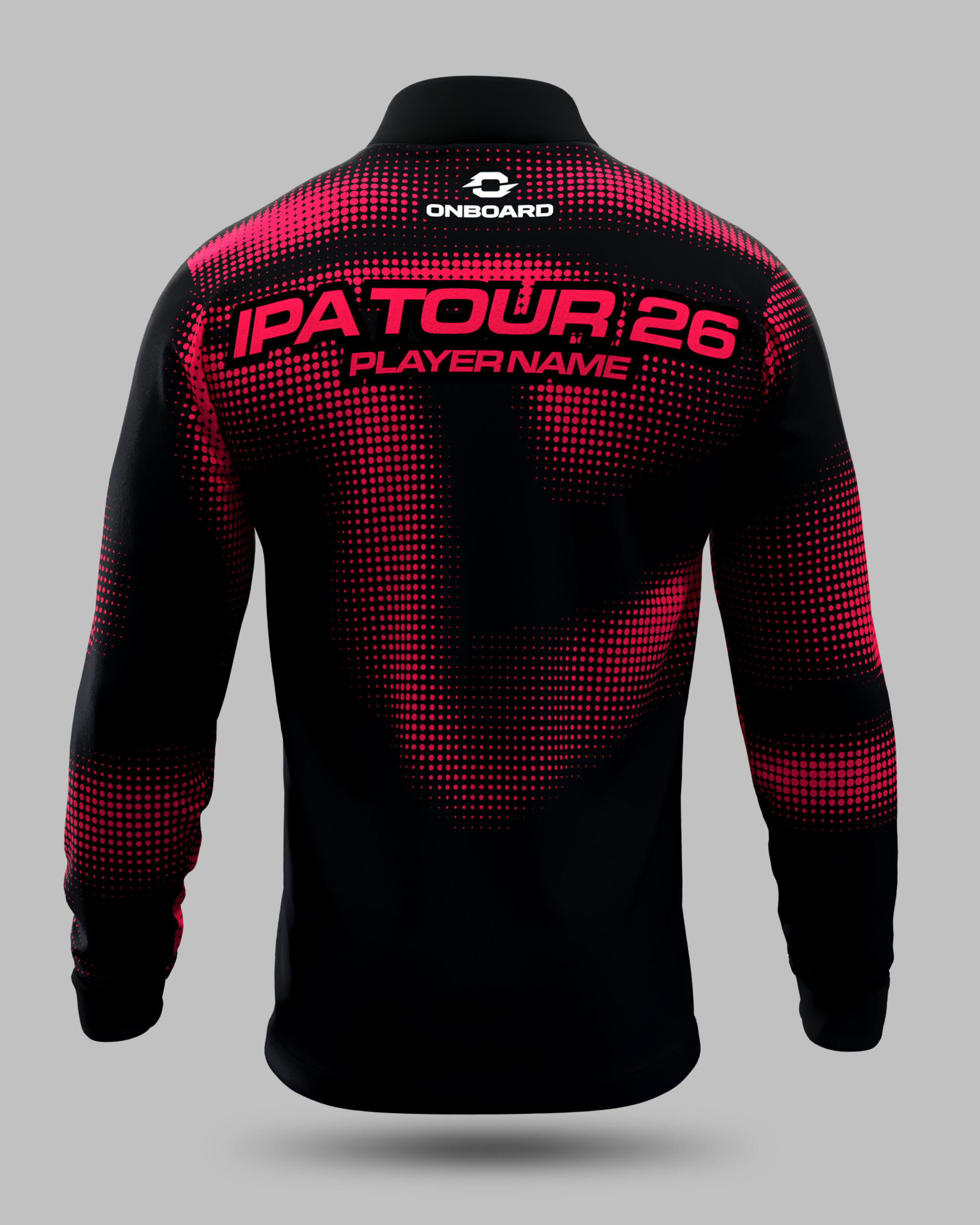Official 2026 IPA Tour 1/2 Zip Mid Layer (Black/Red)