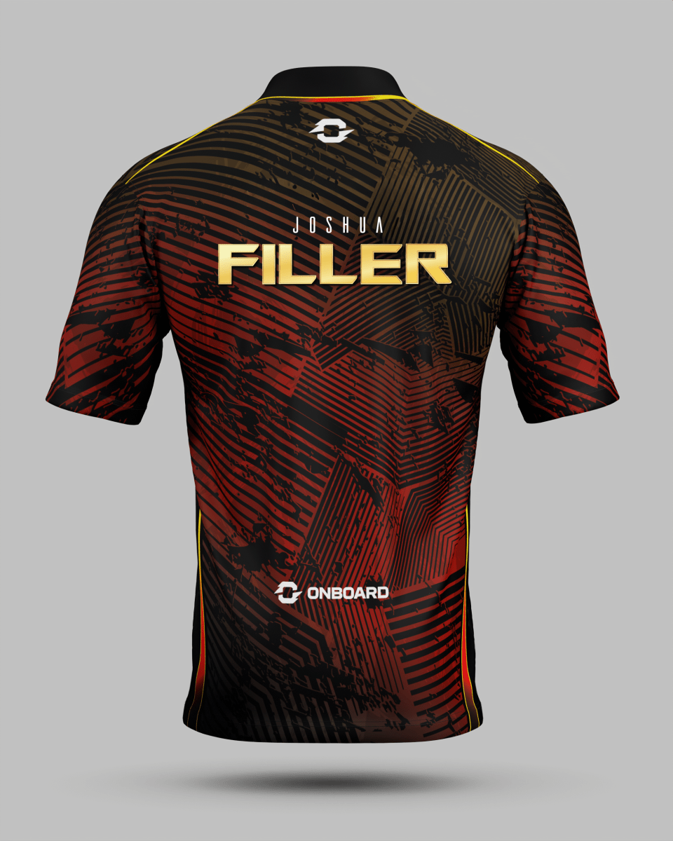 Joshua 'KillerFiller' Red / Black Jersey - Onboard Sportswear