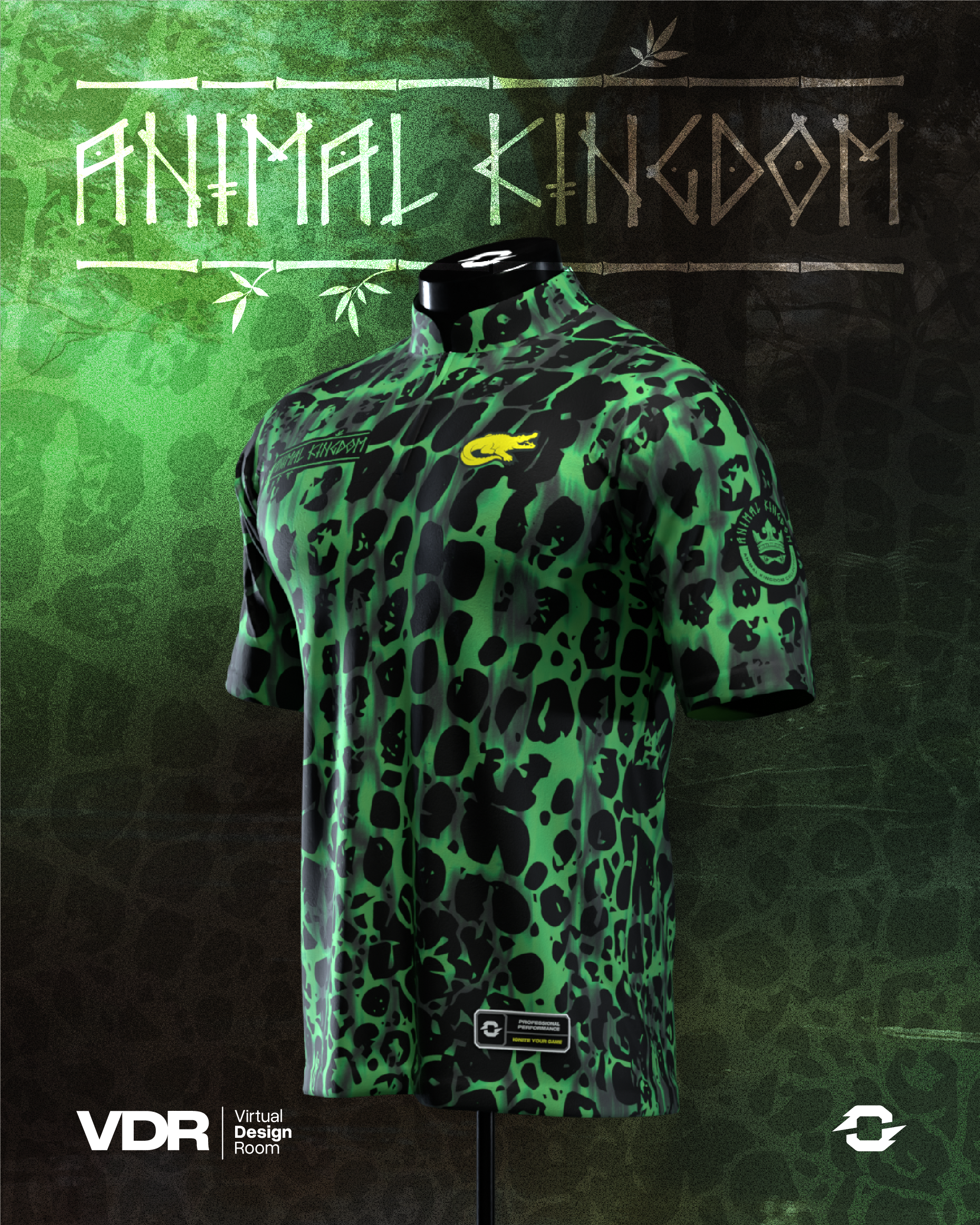 Animal Kingdom Crocodile Pro Collar Jersey