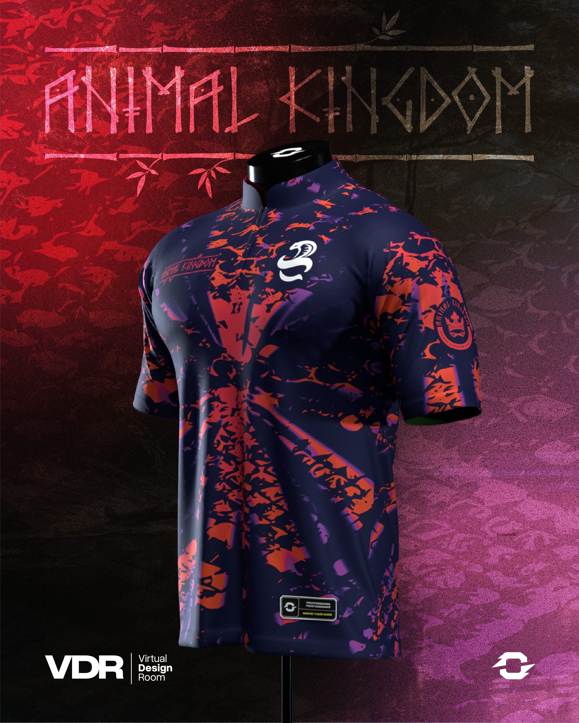 Animal Kingdom Snake Pro Collar Jersey