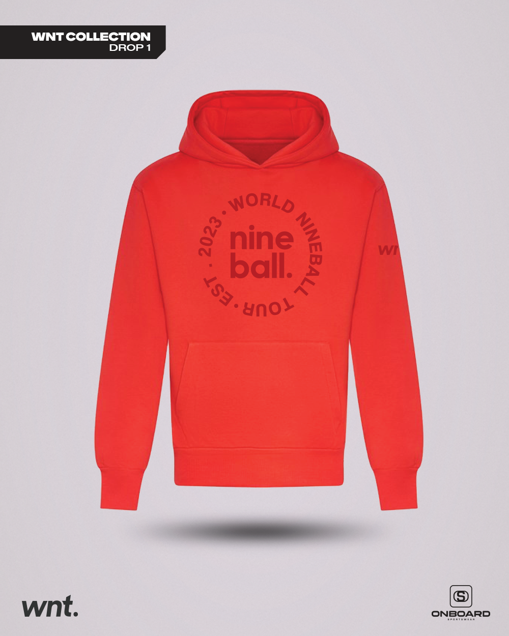 Oversized hoodie red on sale