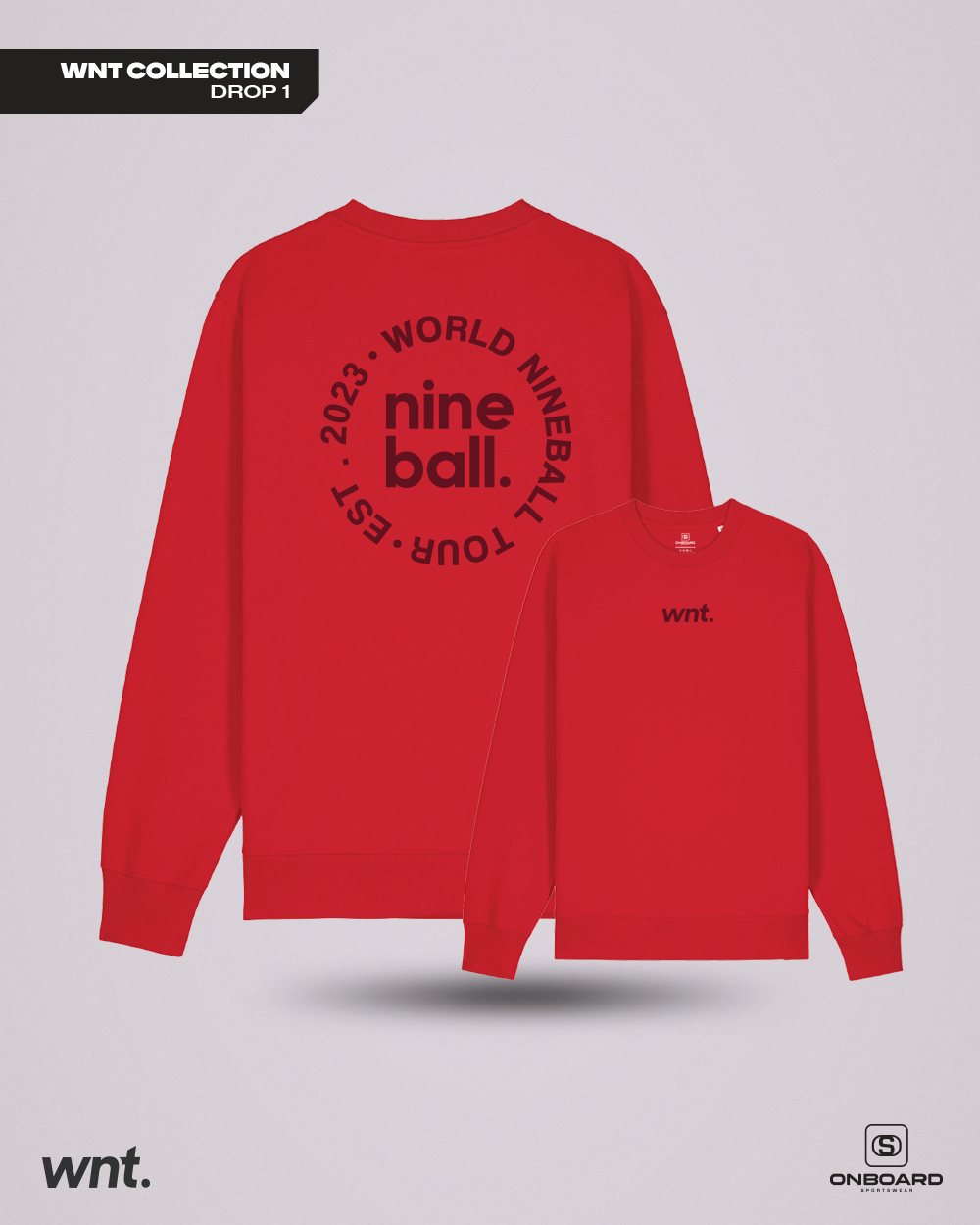 WNT Essential Sweater Red