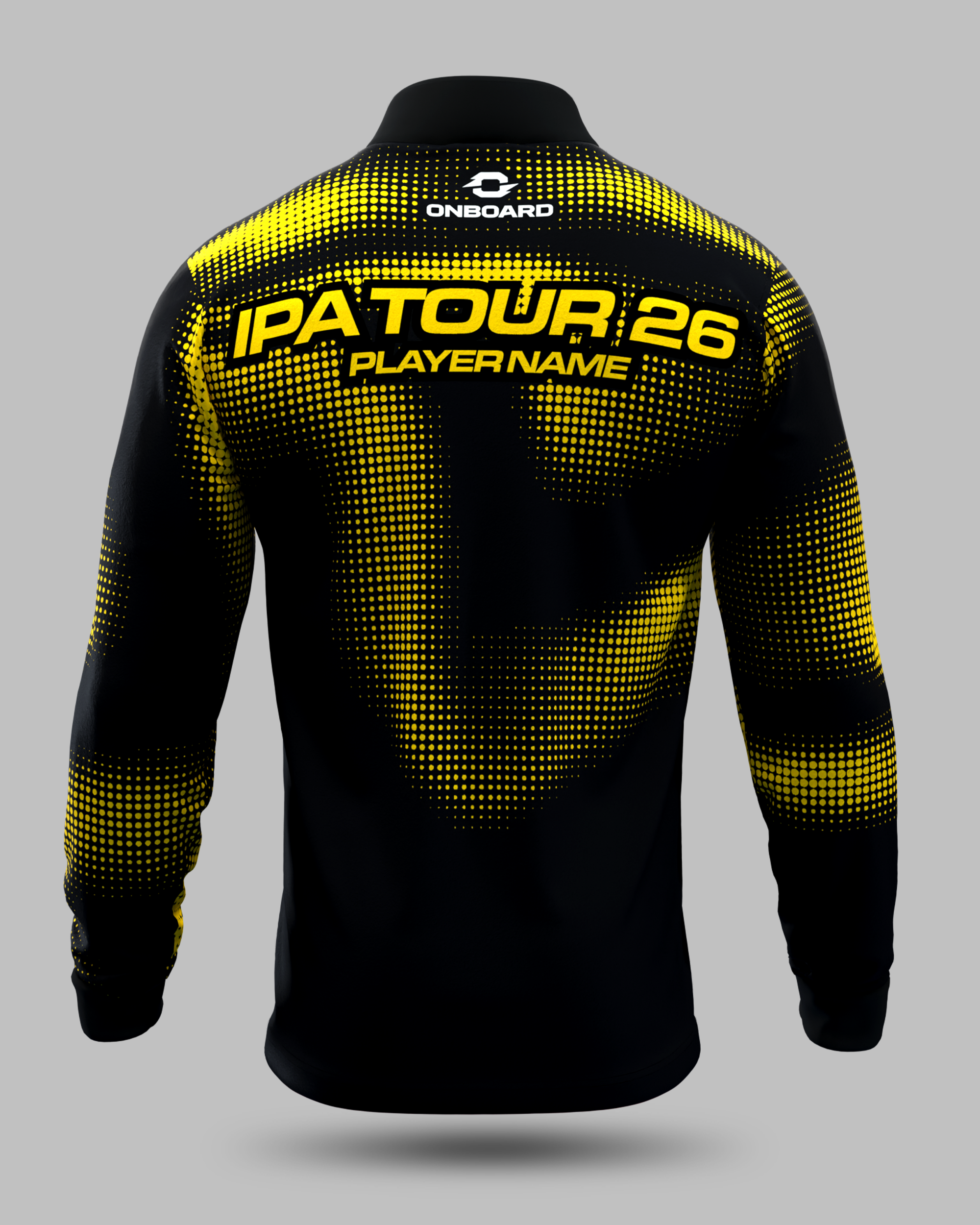 Official 2026 IPA Tour 1/2 Zip Mid Layer (Black/Mustard)
