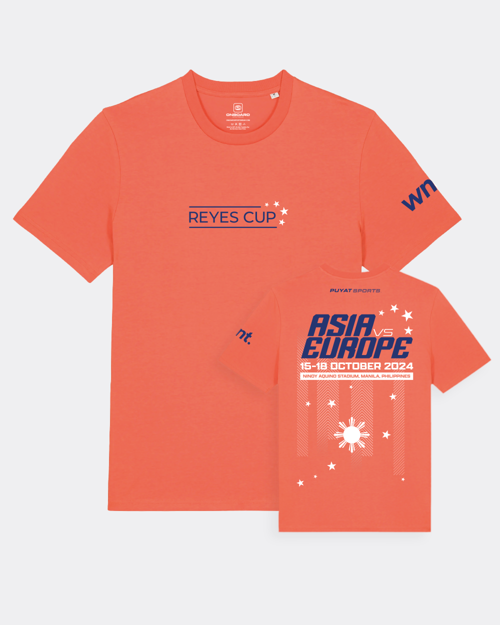 Reyes Cup Casual Tee Orange