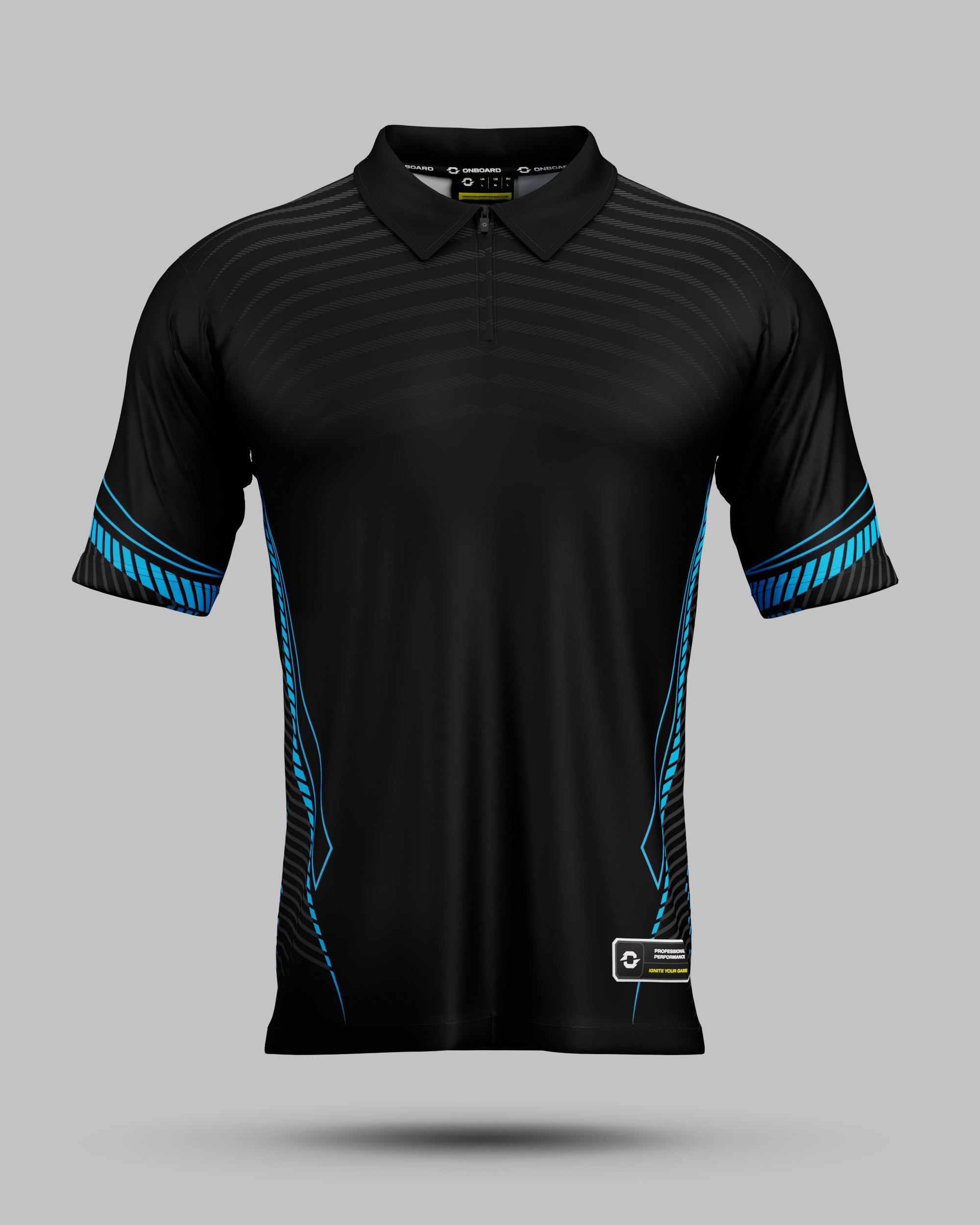 Rio 1/4 Zip Polo Collar Jersey