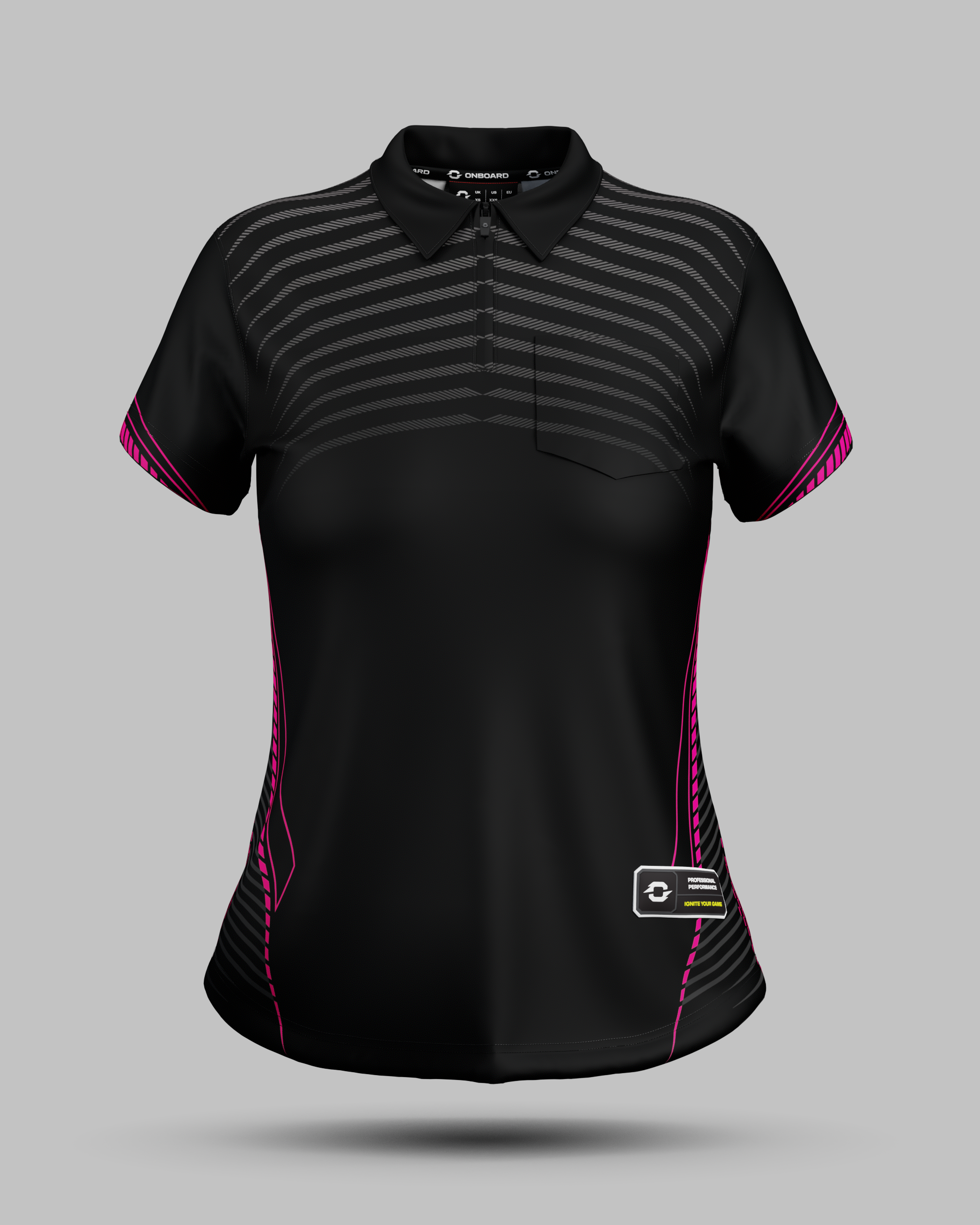 Womens Rio 1/4 Zip Polo Collar Jersey