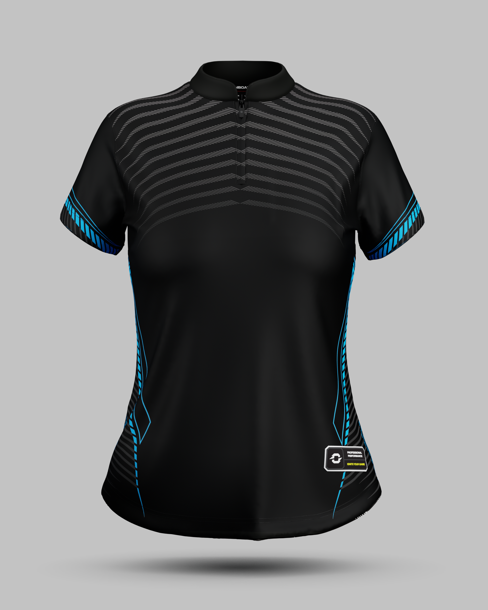 Womens Rio 1/4 Zip Pro Collar Jersey
