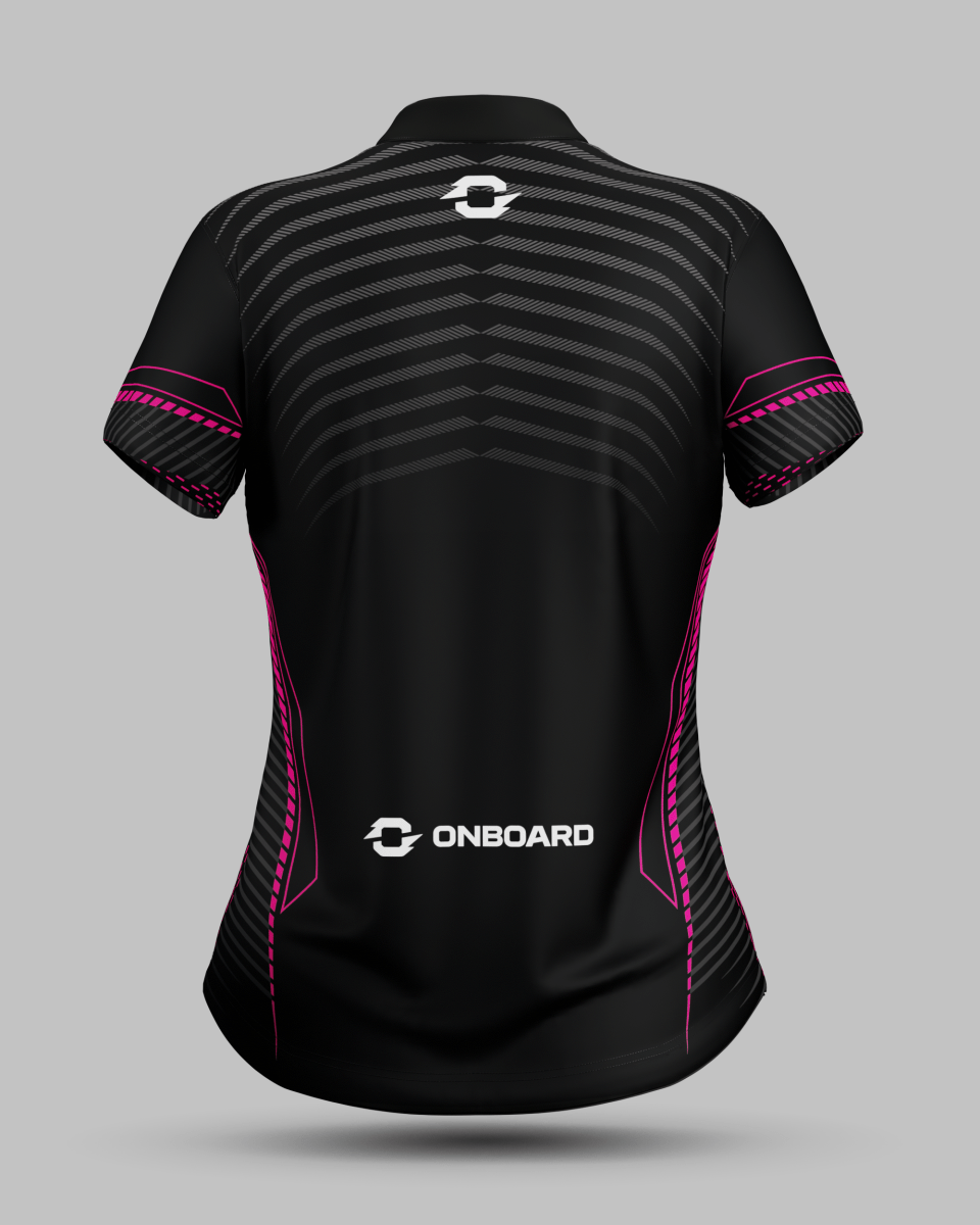 Womens Rio 1/4 Zip Pro Collar Jersey - Onboard Sportswear