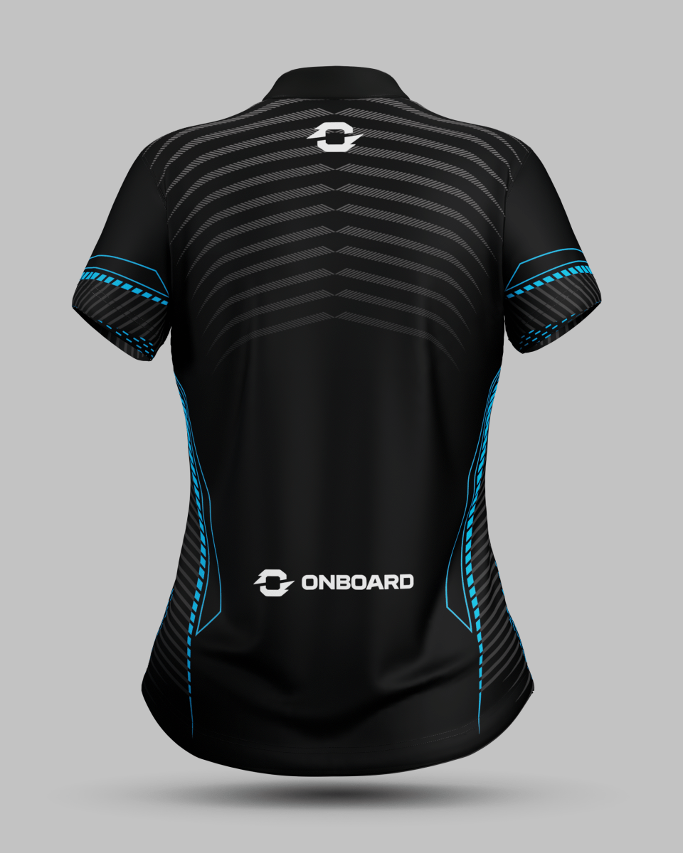 Womens Rio 1/4 Zip Pro Collar Jersey - Onboard Sportswear