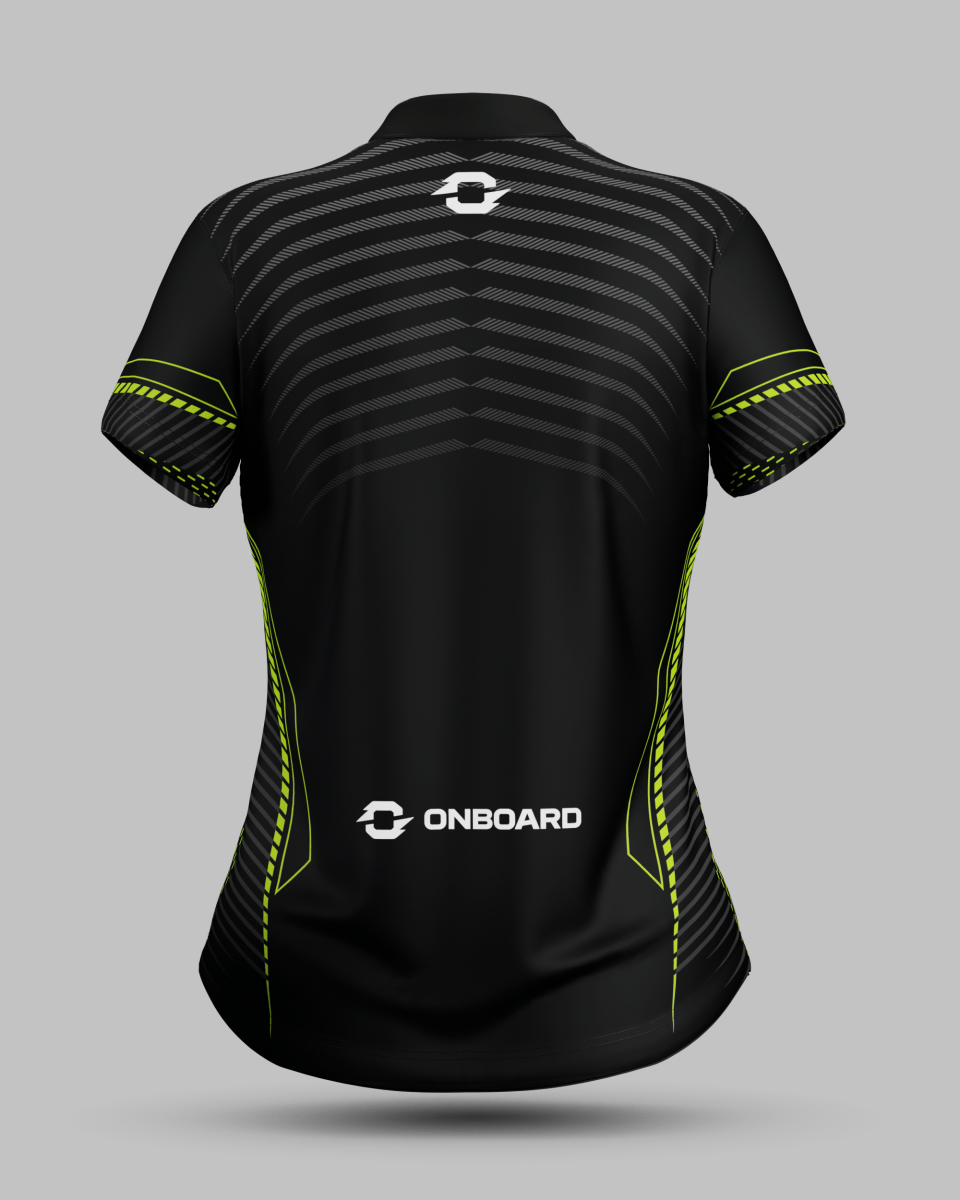 Womens Rio 1/4 Zip Pro Collar Jersey - Onboard Sportswear