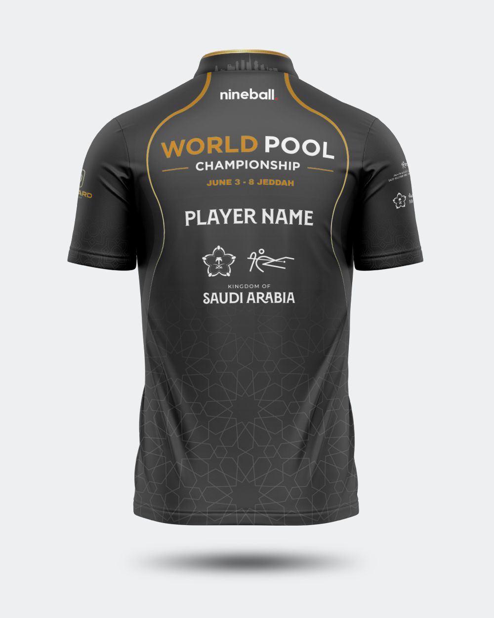 Official World Pool Championship Youth Jersey - Black