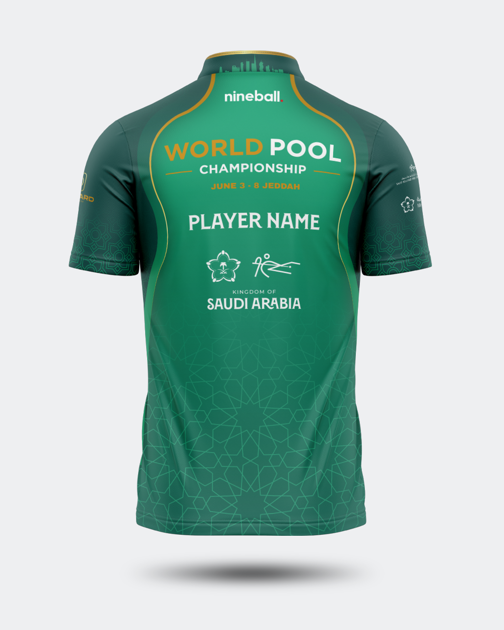 Official World Pool Championship Youth Jersey - Green