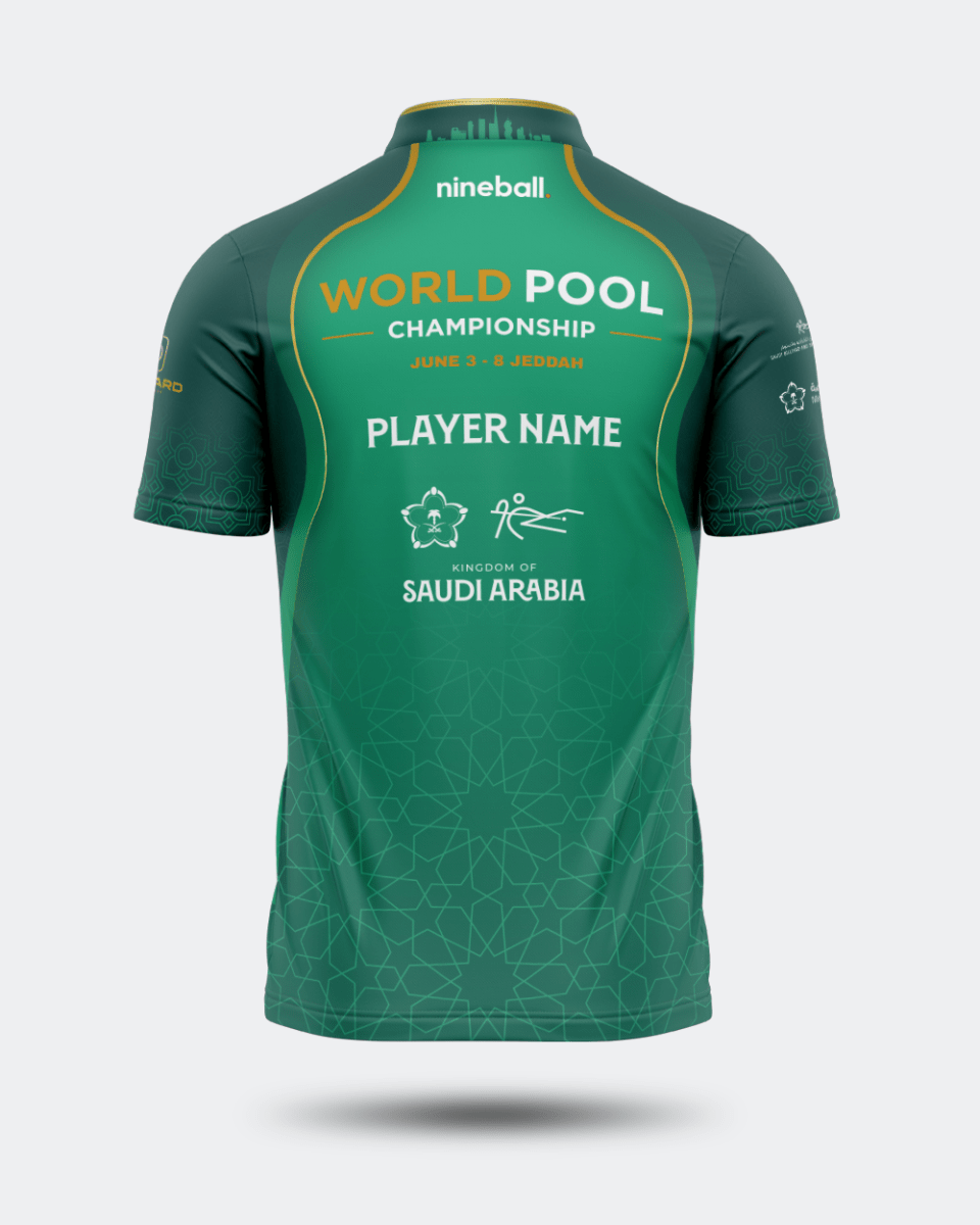 Official World Pool Championship Youth Jersey - Green - Onboard Sportswear