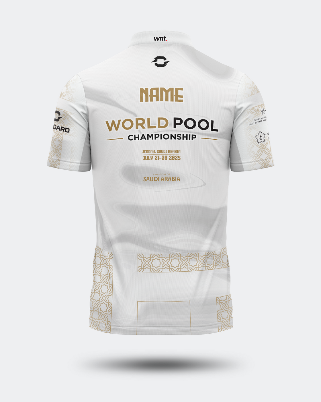 Official 2025 World Nineball Pool Championship Jersey In White