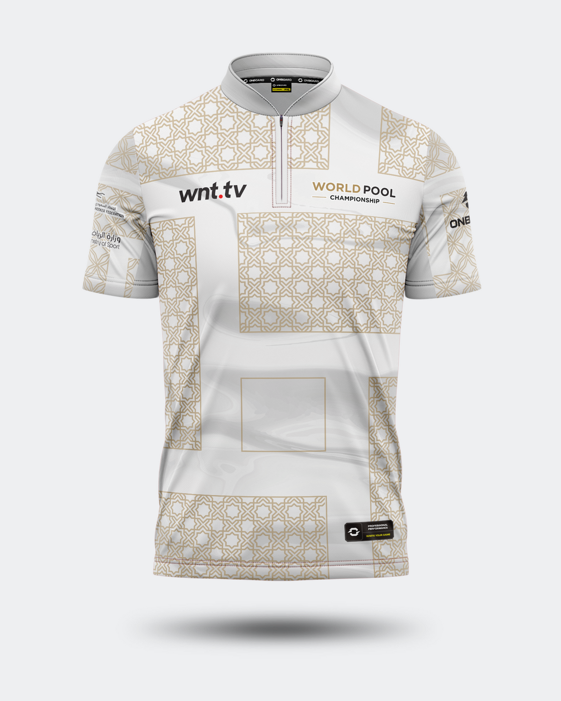 Official 2025 World Nineball Pool Championship Jersey In White