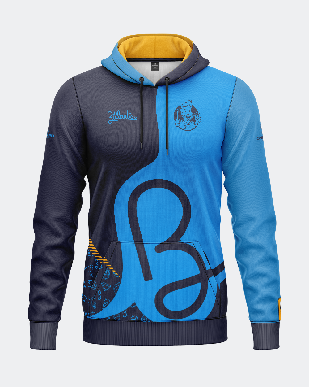 Official Billartist Hoodie Blue