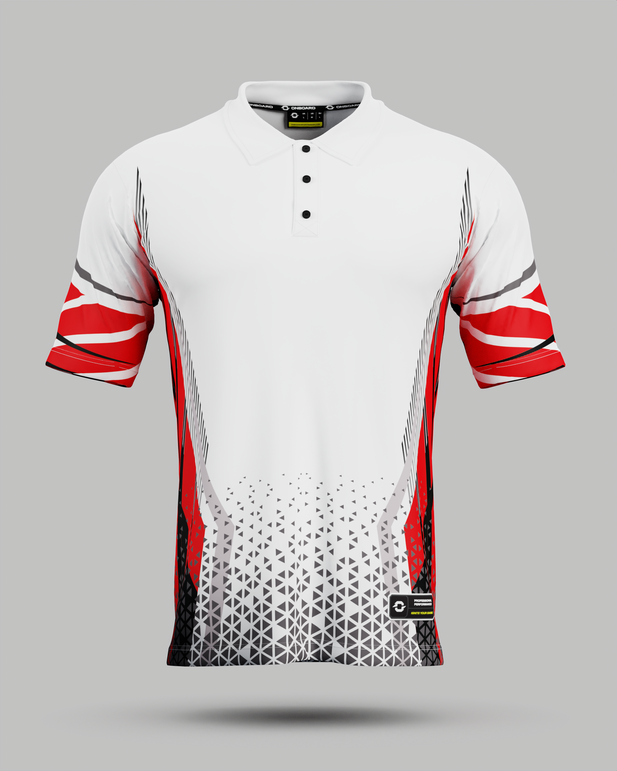 Youth Stockholm 3 Button Polo Collar Jersey