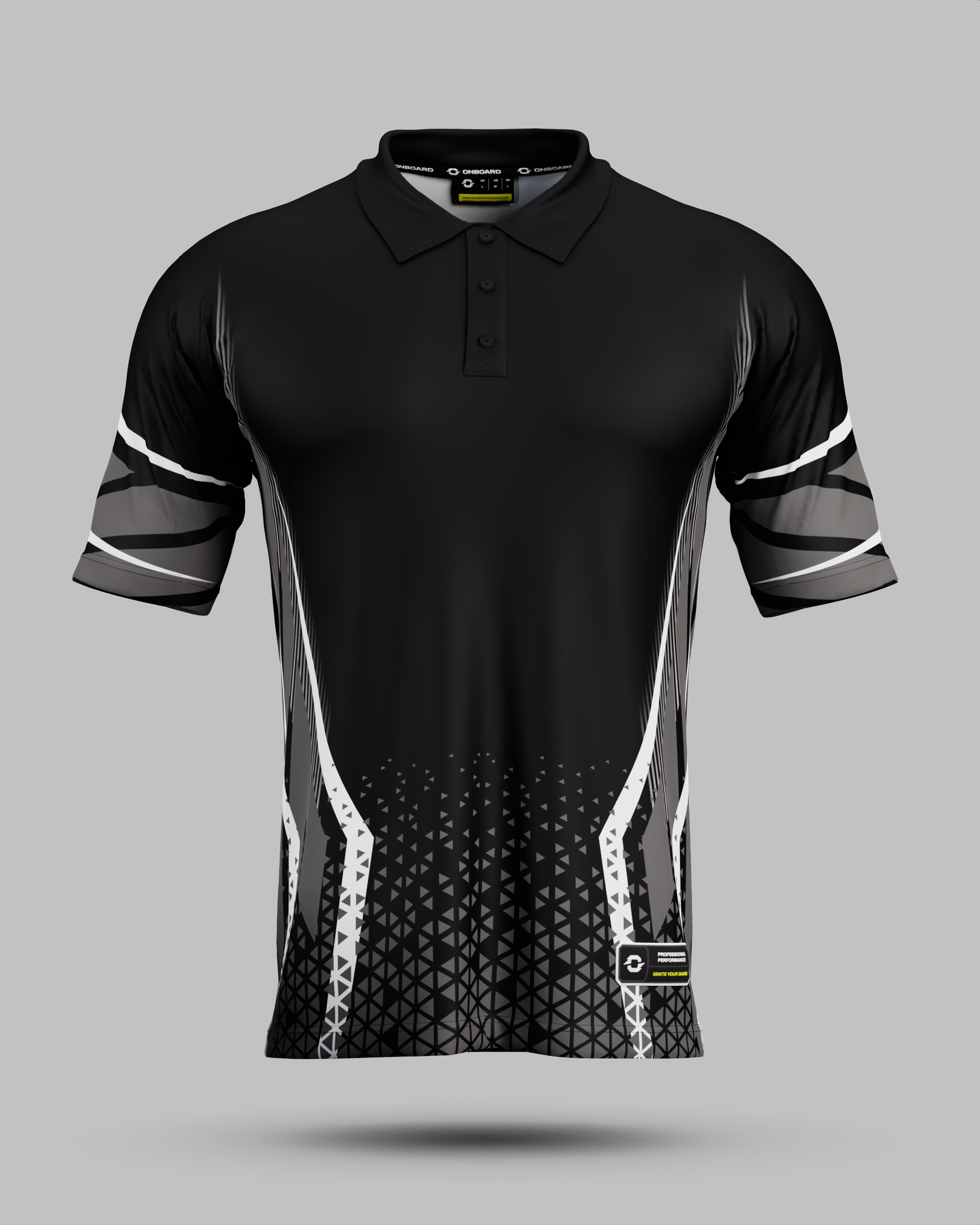 Stockholm 3 Button Polo Collar Jersey