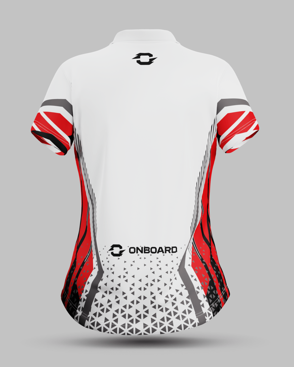 Womens Stockholm 1/4 Zip Polo Collar Jersey - Onboard Sportswear