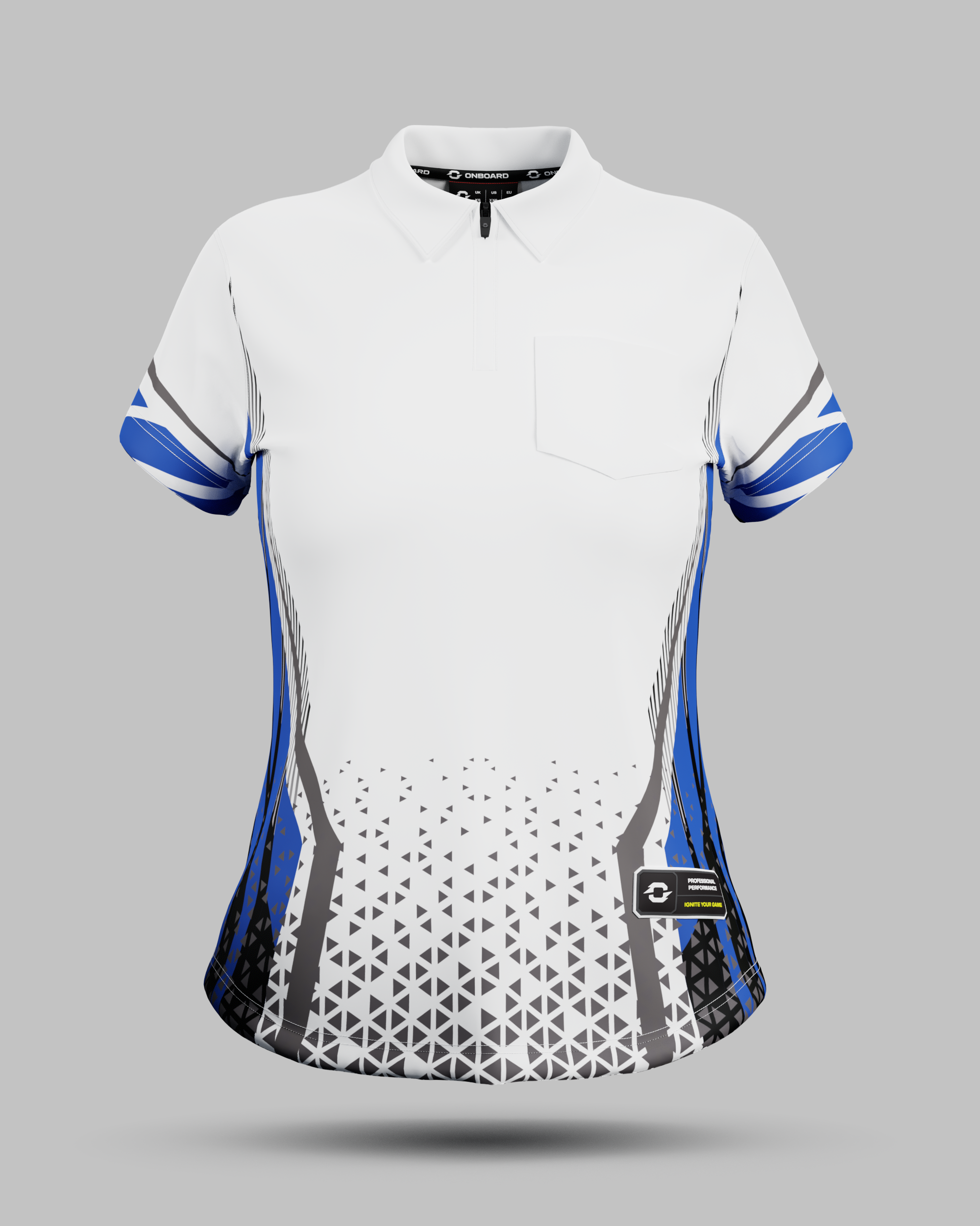 Womens Stockholm 1/4 Zip Polo Collar Jersey