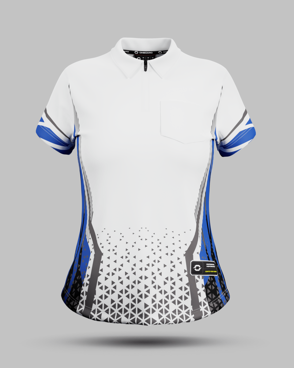 Womens Stockholm 1/4 Zip Polo Collar Jersey - Onboard Sportswear