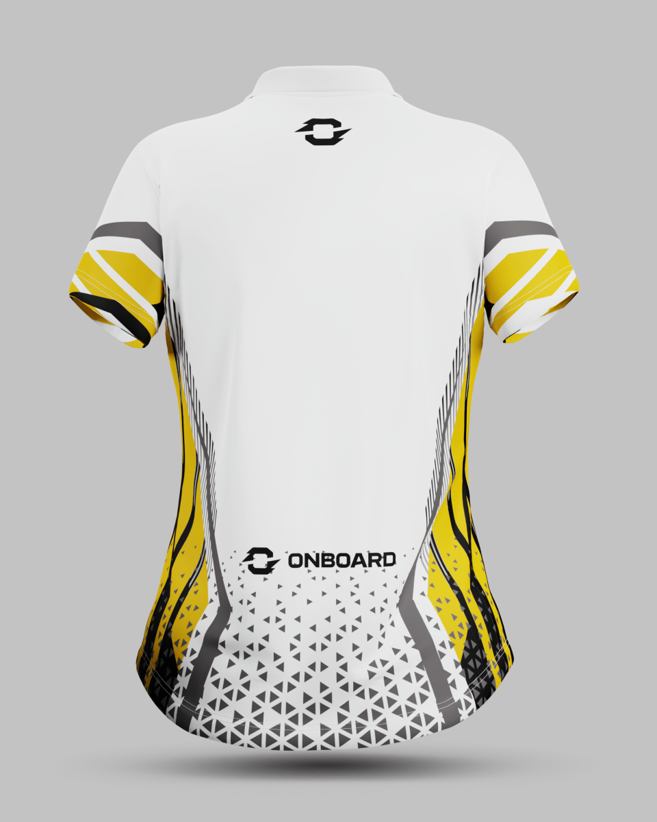 Womens Stockholm 1/4 Zip Polo Collar Jersey - Onboard Sportswear