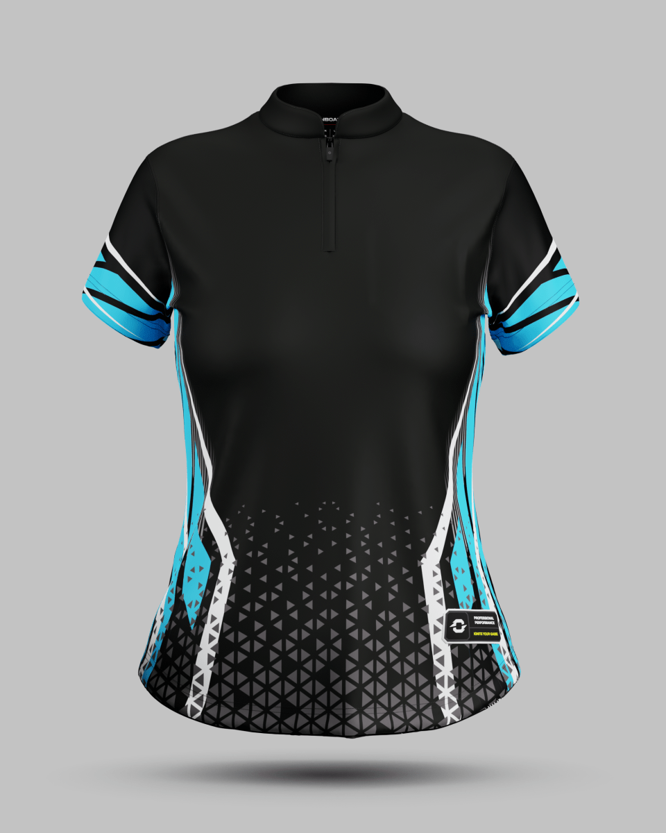 Womens Stockholm 1/4 Zip Pro Collar Jersey - Onboard Sportswear