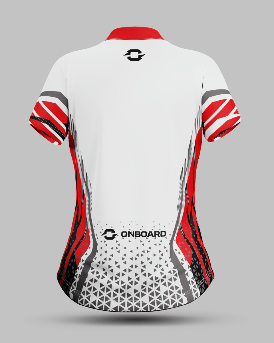 Womens Stockholm 1/4 Zip Pro Collar Jersey - Onboard Sportswear