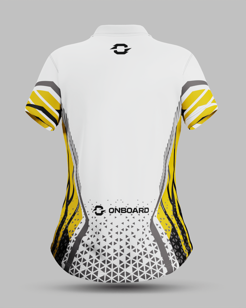 Womens Stockholm 3 Button Polo Collar Jersey - Onboard Sportswear
