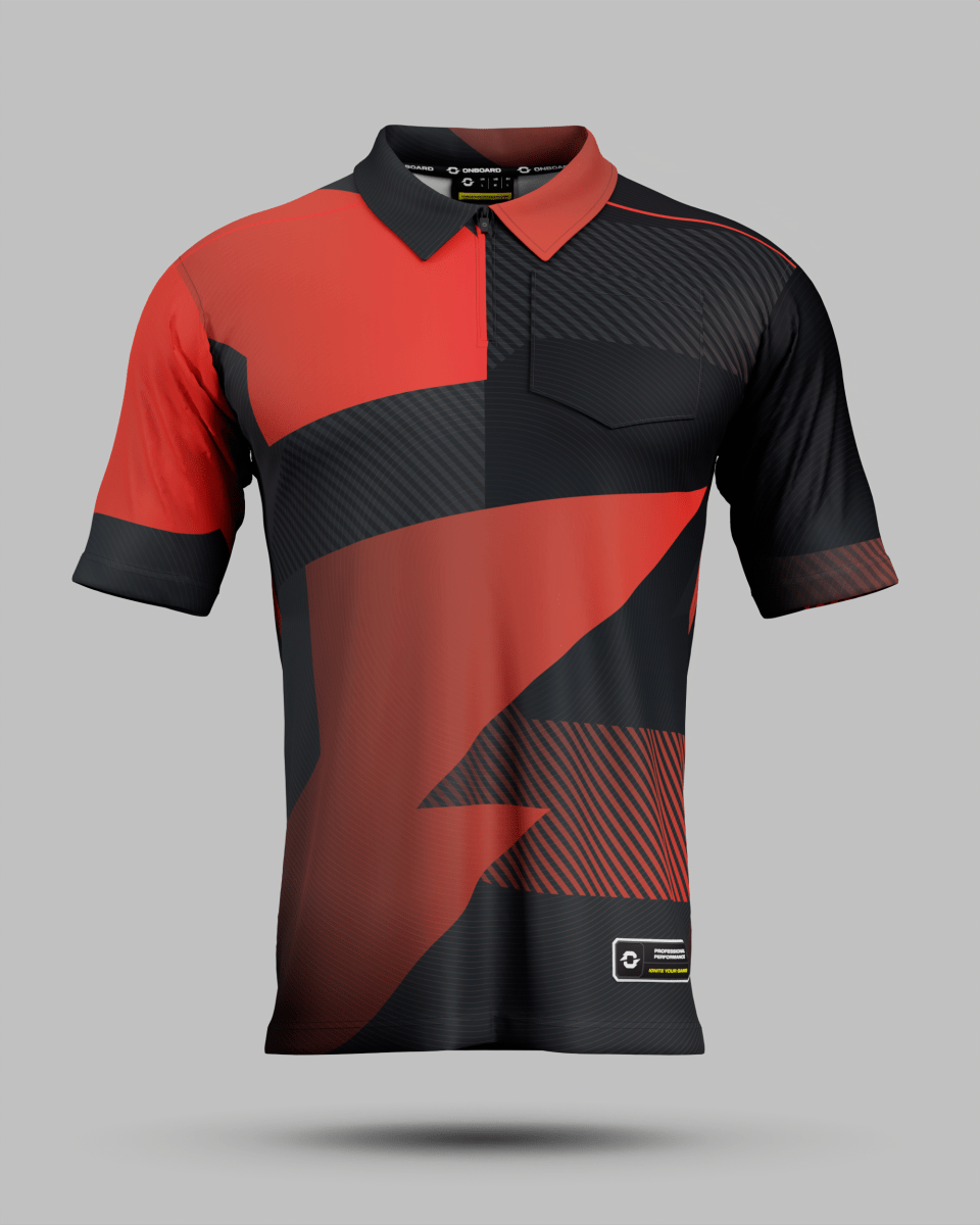 Surge 1/4 Zip Polo Collar Jersey With Pocket - Onboard Sportswear