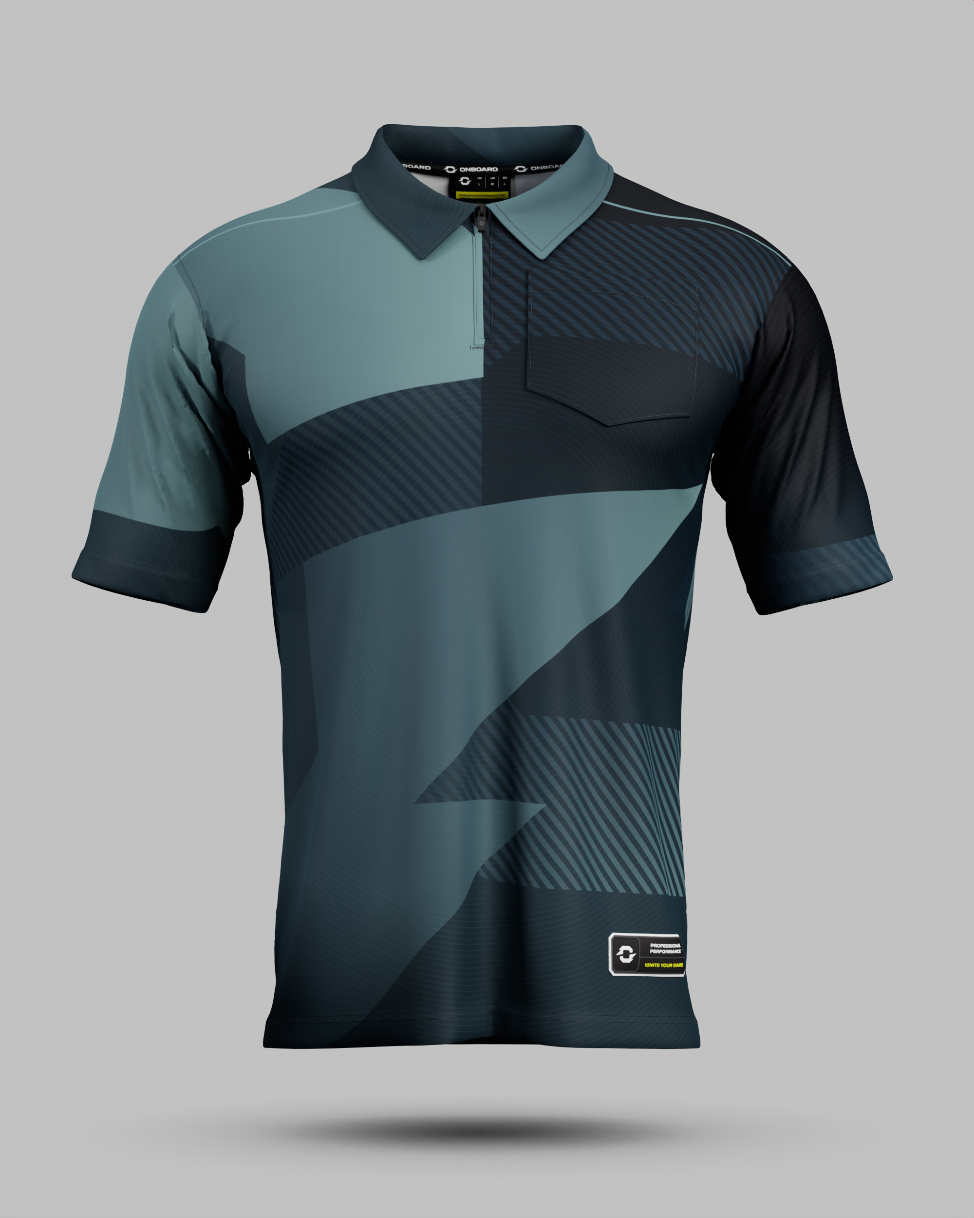 Surge 1/4 Zip Polo Collar Jersey With Pocket