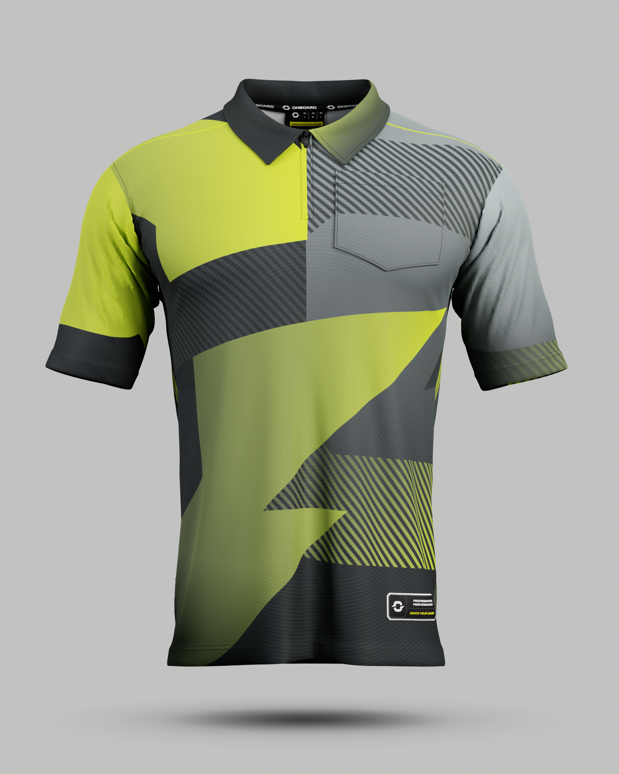 Youth Surge 1/4 Zip Polo Collar Jersey With Pocket