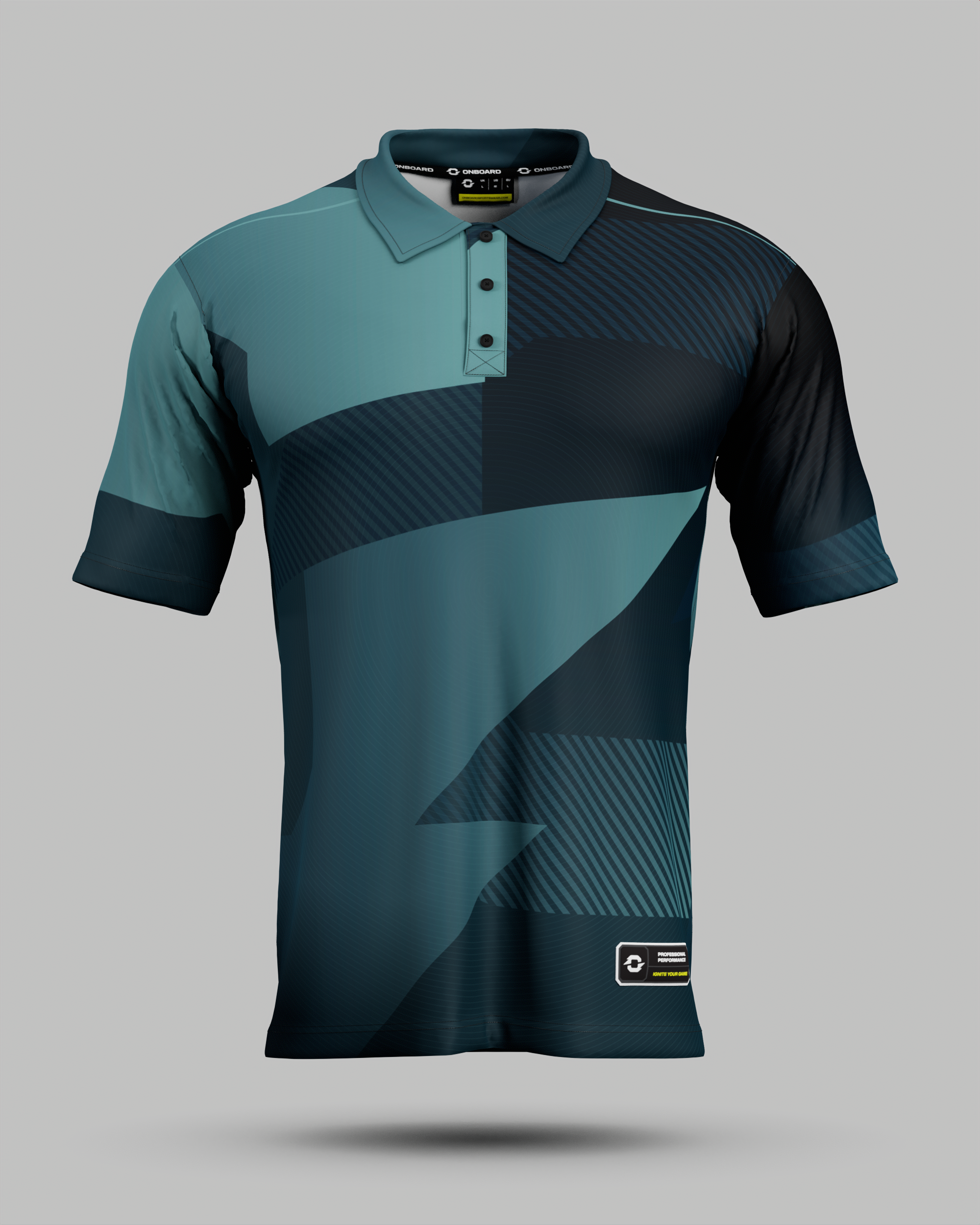 Youth Surge 3 Button Polo Collar Jersey