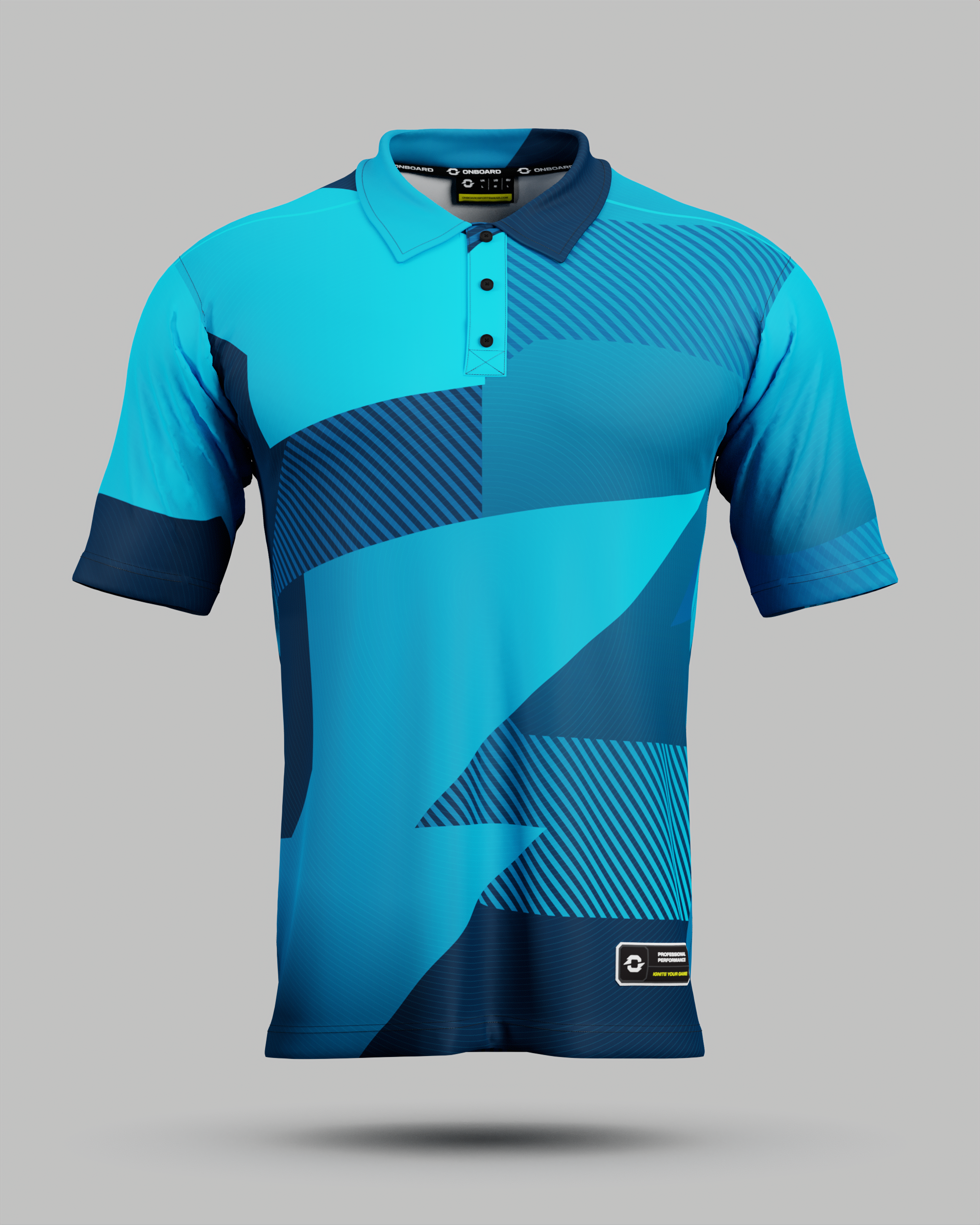 Youth Surge 3 Button Polo Collar Jersey