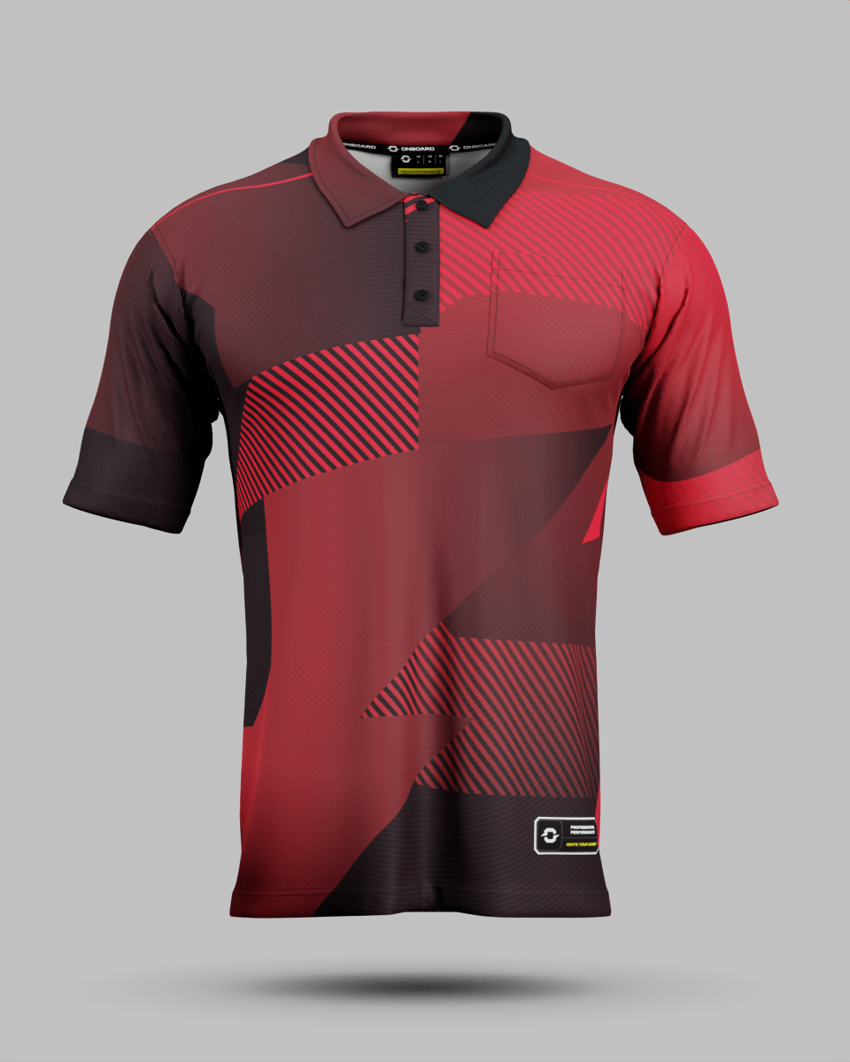 Surge 3 Button Polo Collar Jersey With Pocket - Onboard Sportswear