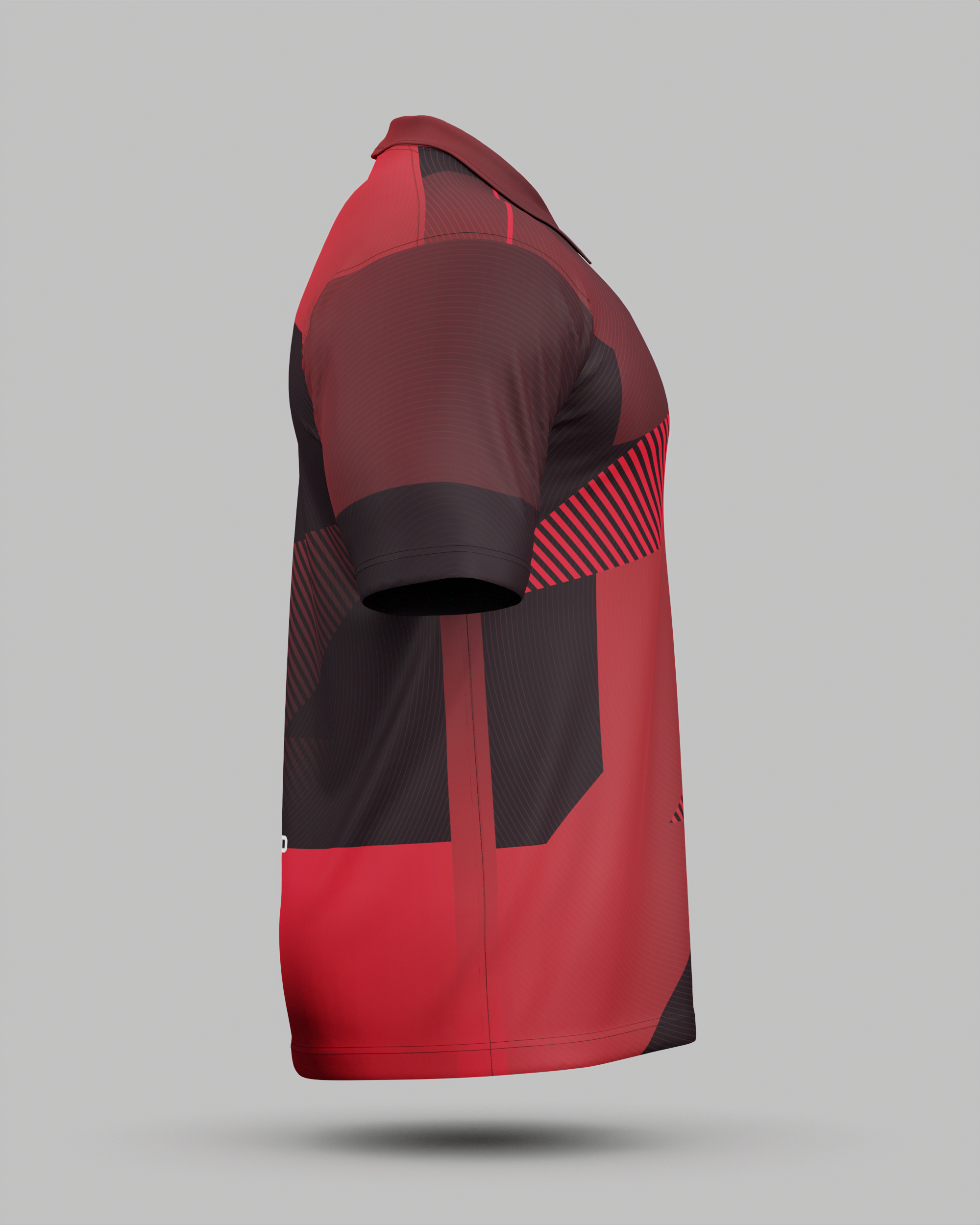 Surge 3 Button Polo Collar Jersey With Pocket