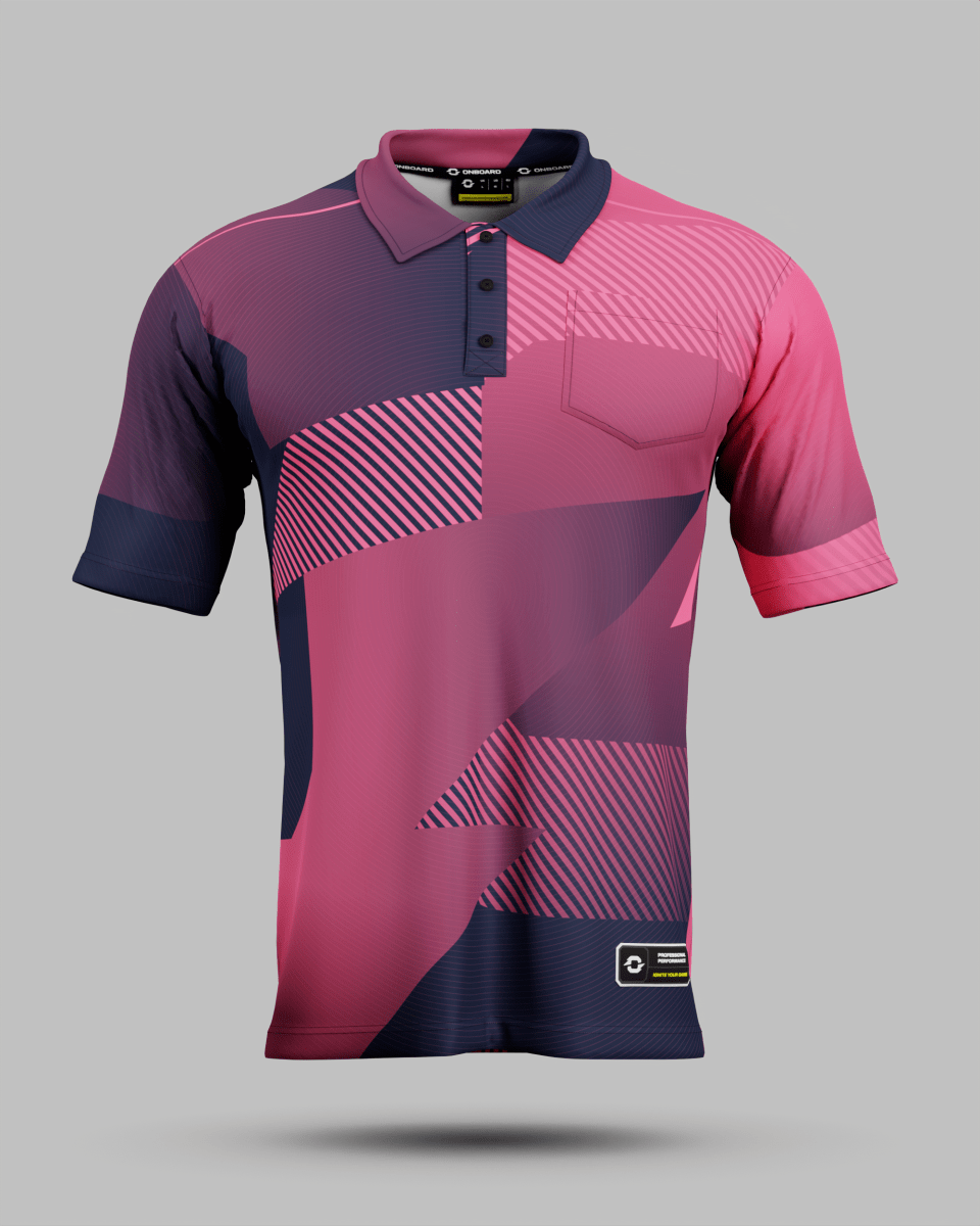 Surge 3 Button Polo Collar Jersey With Pocket - Onboard Sportswear
