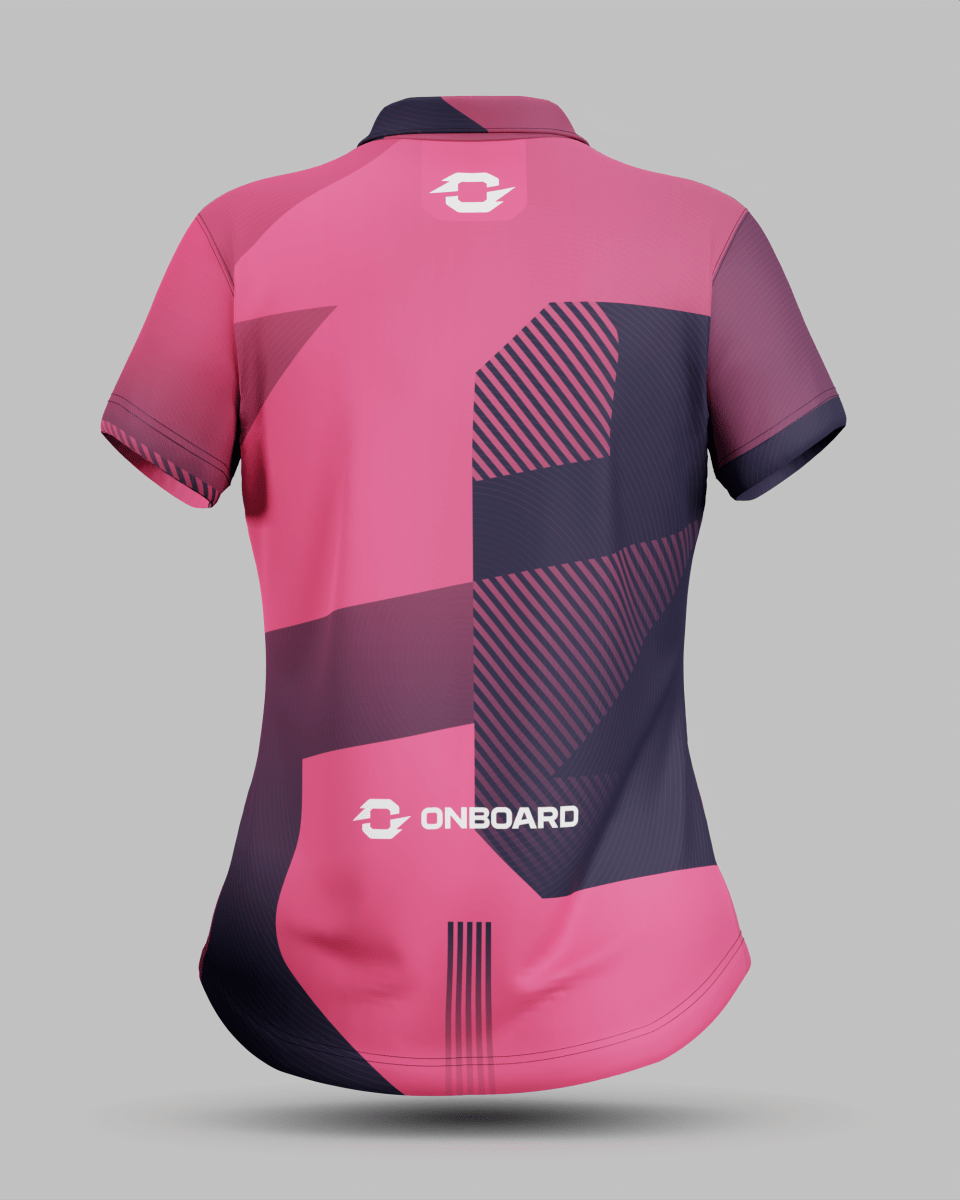 Womens Surge 1/4 Zip Polo Collar Jersey - Onboard Sportswear