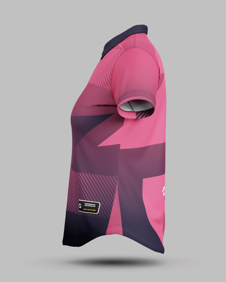 Womens Surge 1/4 Zip Polo Collar Jersey - Onboard Sportswear