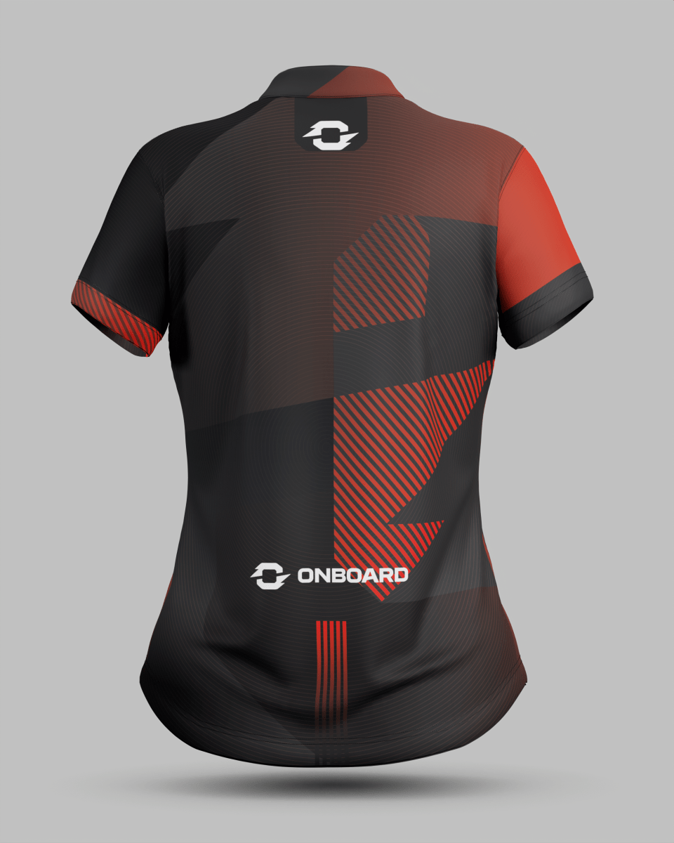 Womens Surge 1/4 Zip Pro Collar Jersey - Onboard Sportswear