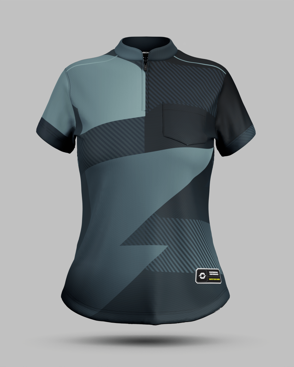 Womens Surge 1/4 Zip Pro Collar Jersey With Pocket - Onboard Sportswear