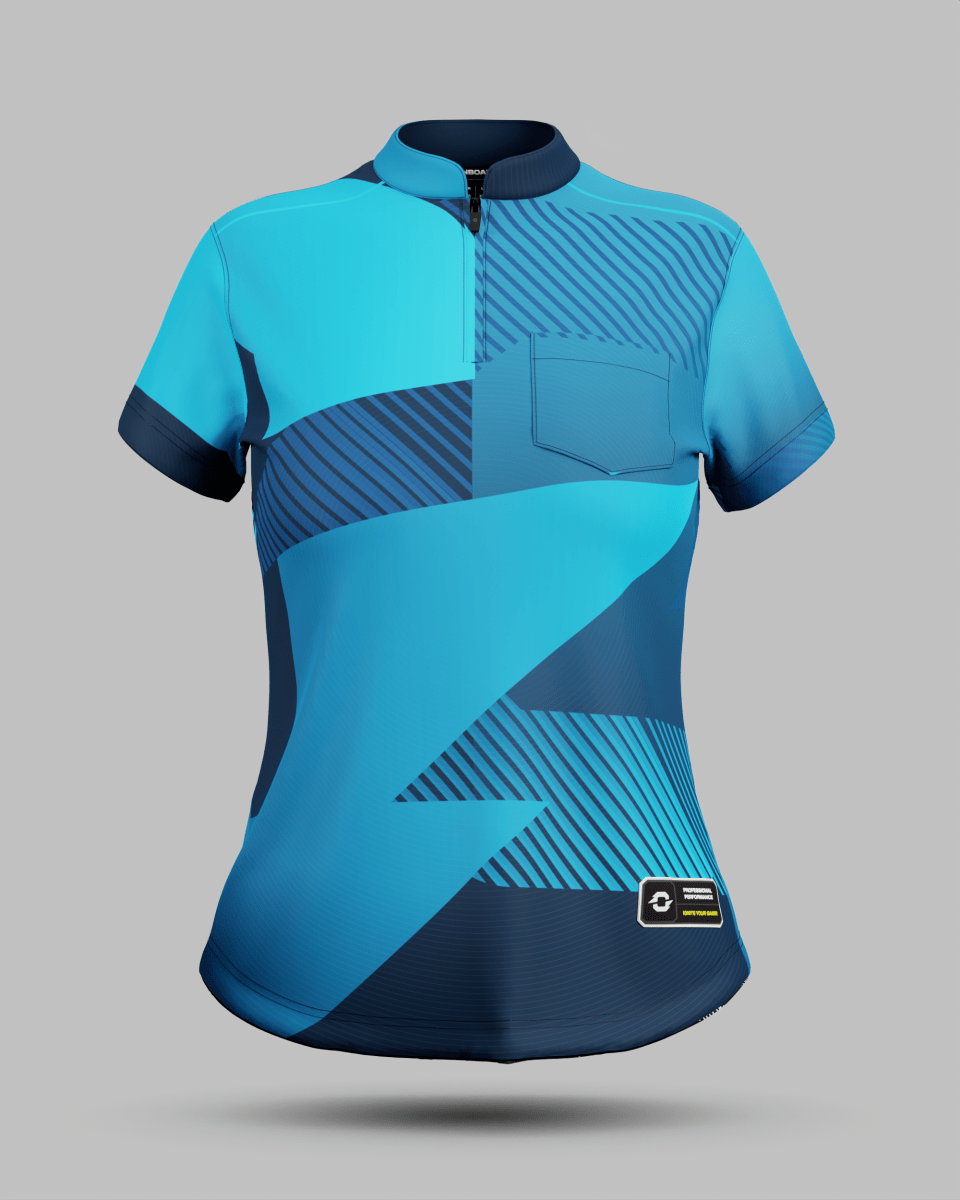 Womens Surge 1/4 Zip Pro Collar Jersey With Pocket - Onboard Sportswear
