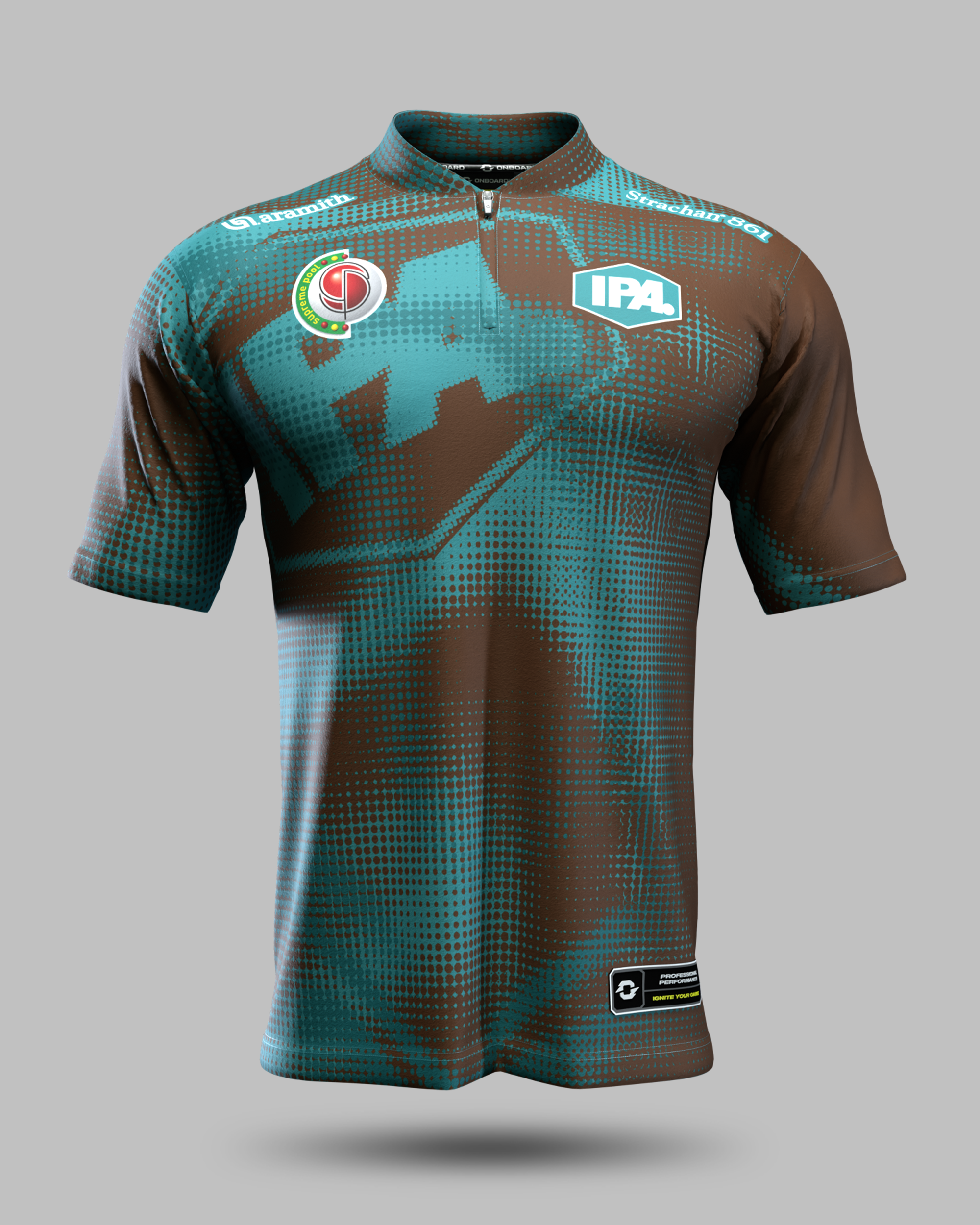 Official 2026 IPA Tour Shirt (Brown/Turquoise)