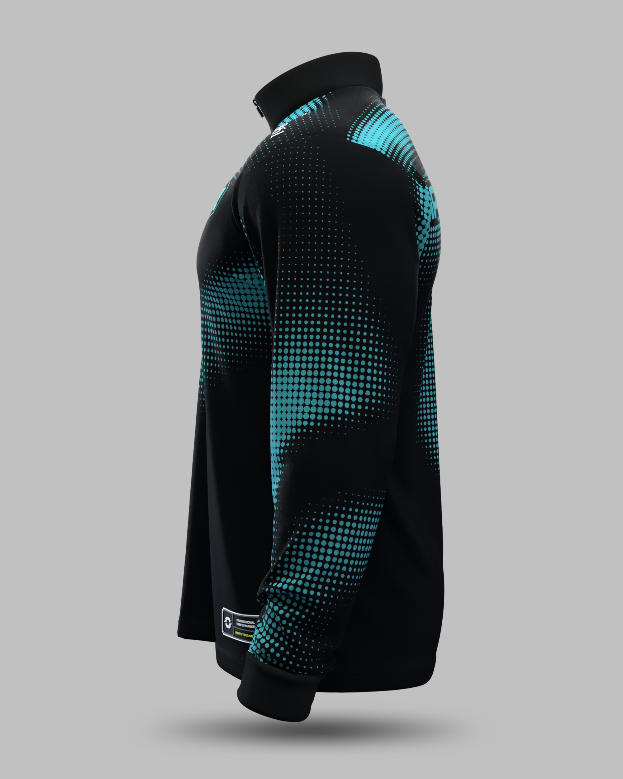 Official 2026 IPA Tour 1/2 Zip Mid Layer (Black/Turquoise)