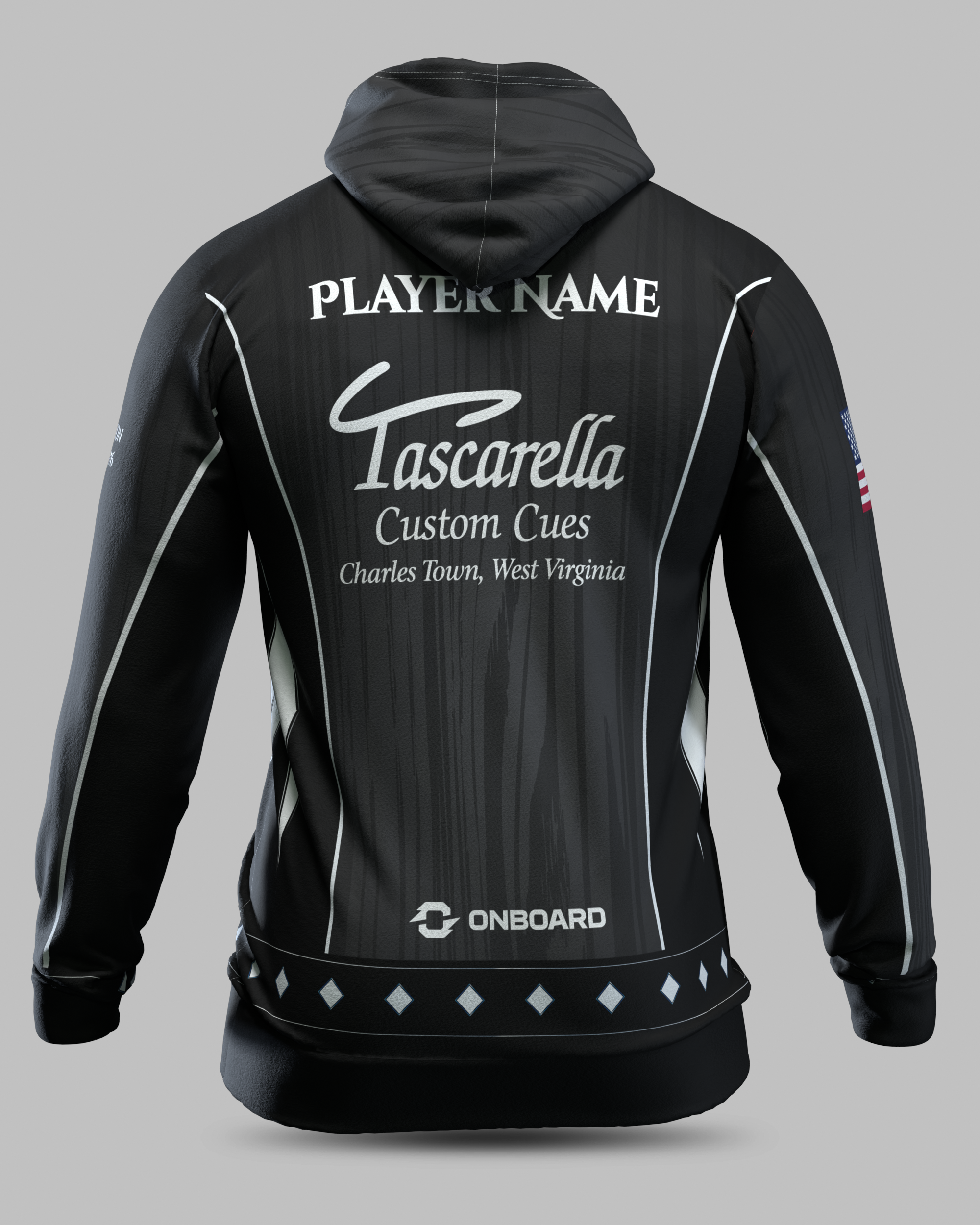 Tascarella Custom Cues Hoodie Black